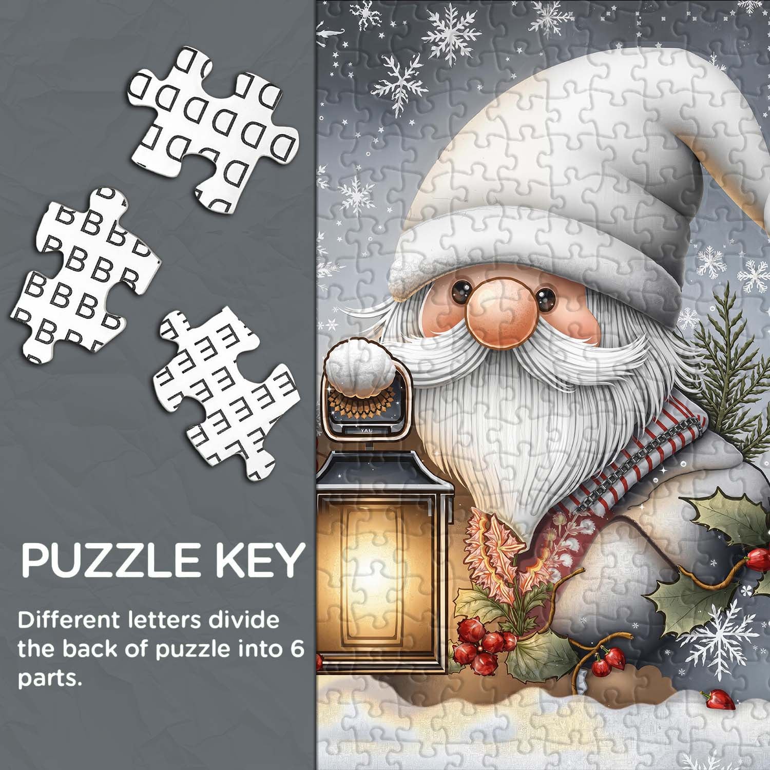 Puzzle gnome invernale 1000 pezzi