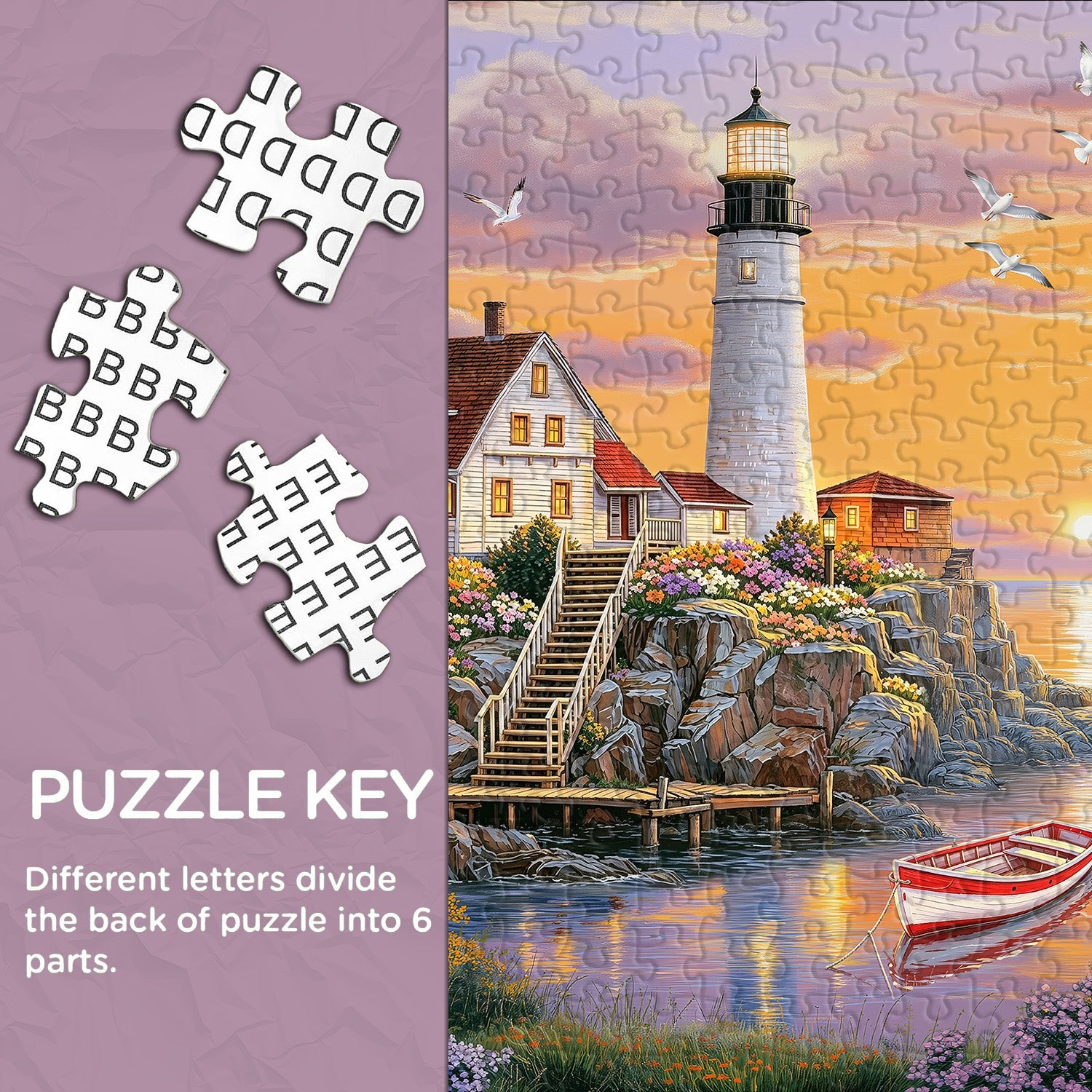 Lighthouse Cove Puzzle 1000 Teile
