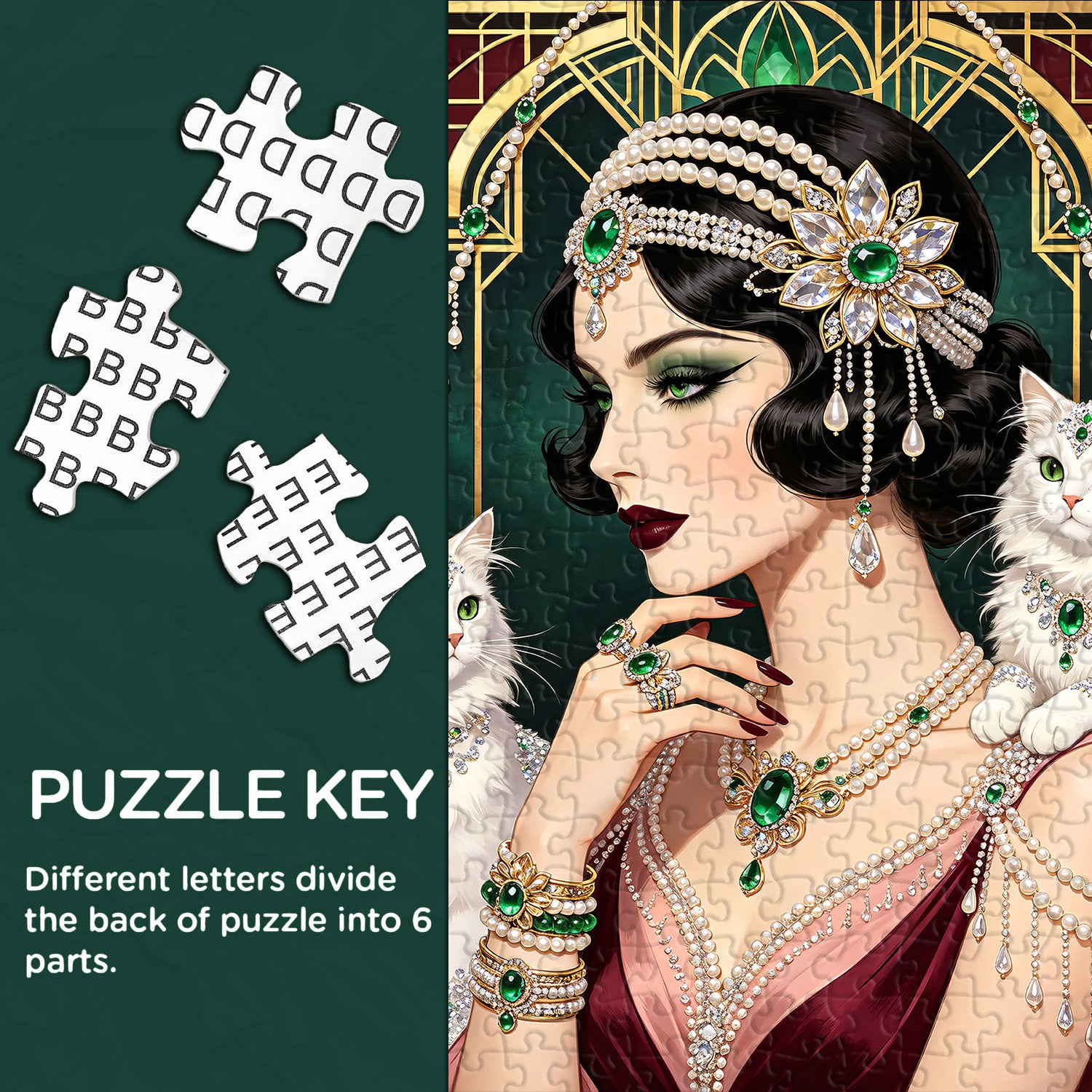 The Emerald Muse Jigsaw Puzzle 1000 Pieces