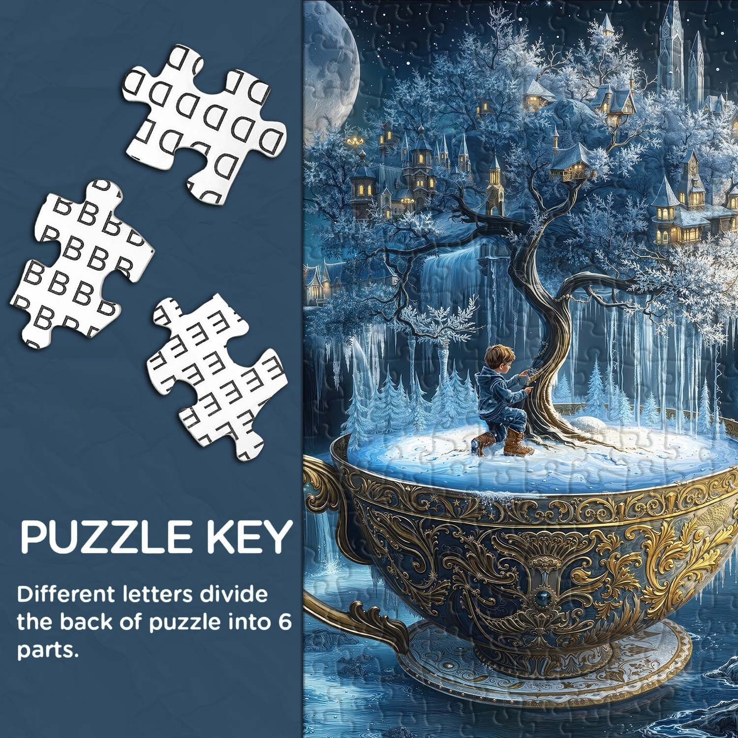 Tea Cup Wonderland Jigsaw Puzzle 1000 Pieces