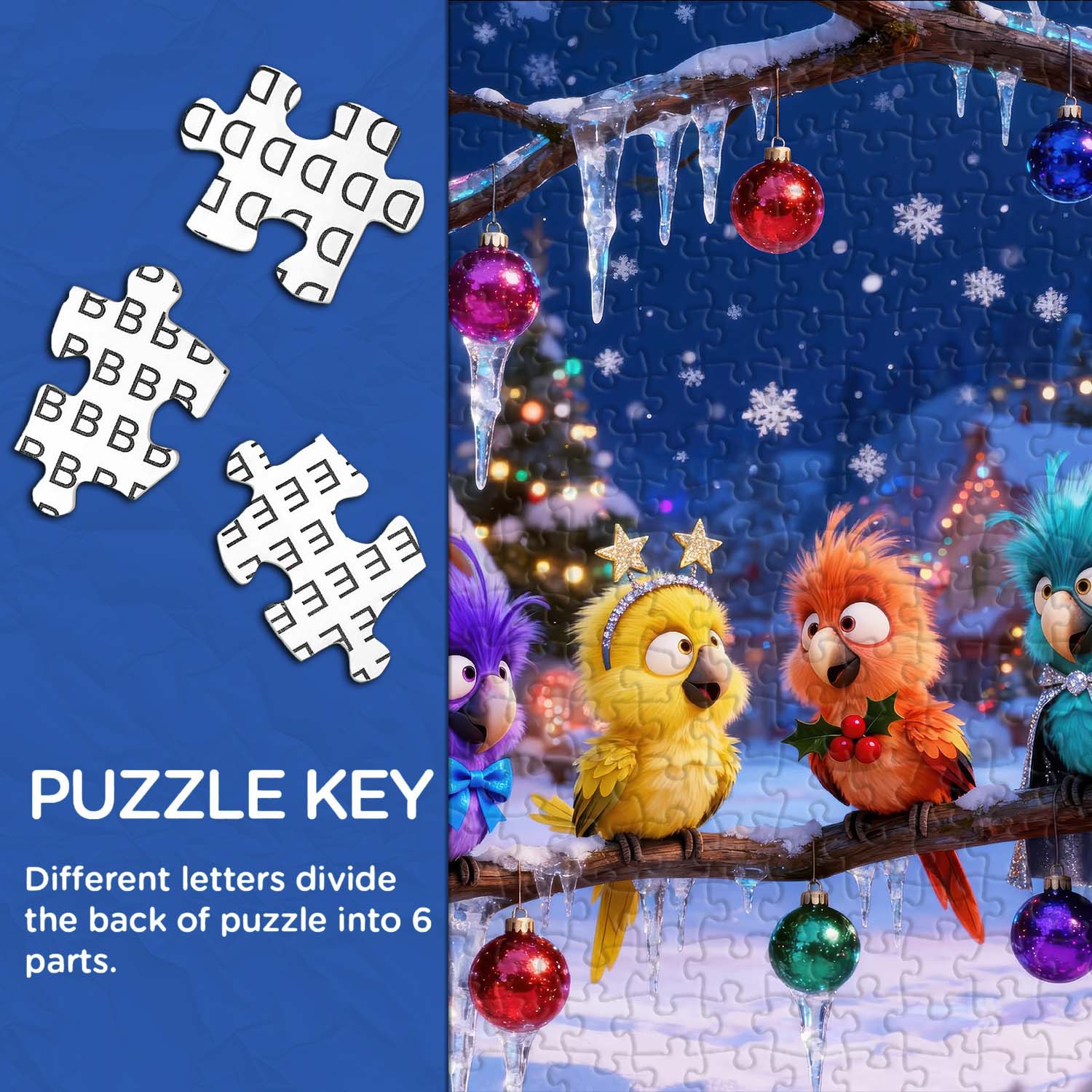 Colorful Birds Workshop Jigsaw Puzzle 1000 Pieces