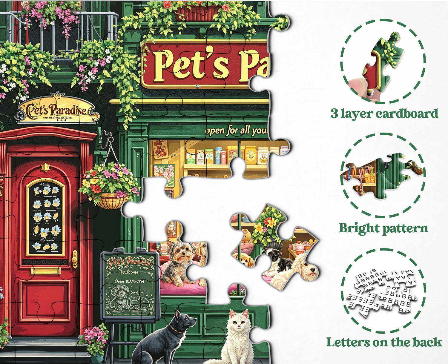 Pet’s Paradise Jigsaw Puzzle 1000 Pieces