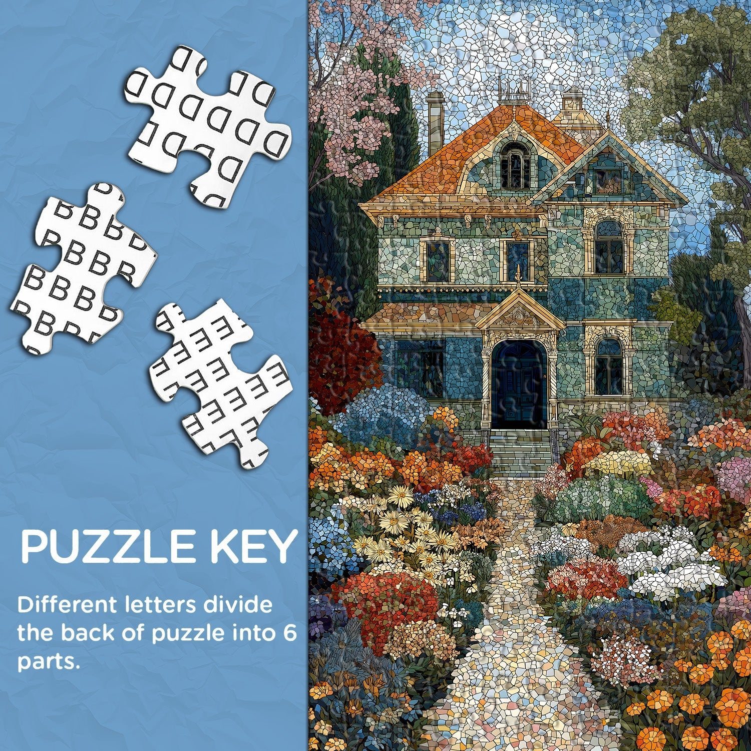 Gartenhaus-Puzzle 1000 Teile