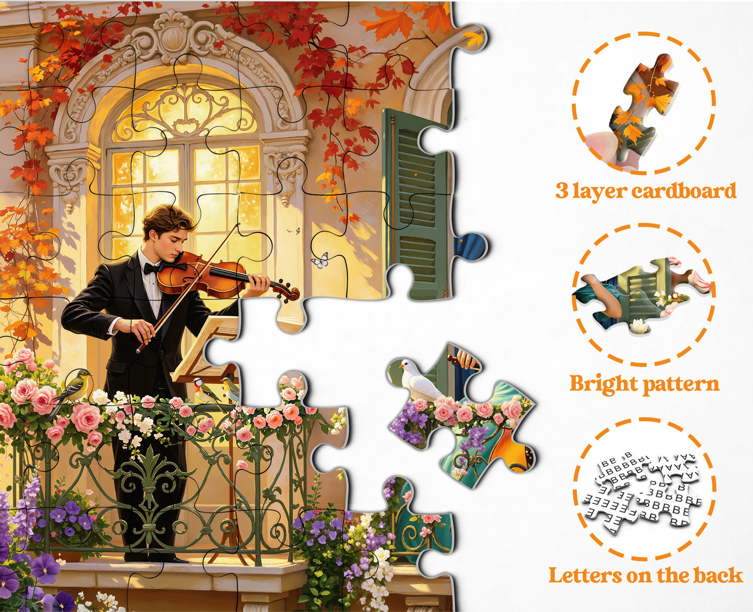 Puzzle Melody Balcony 1000 pezzi