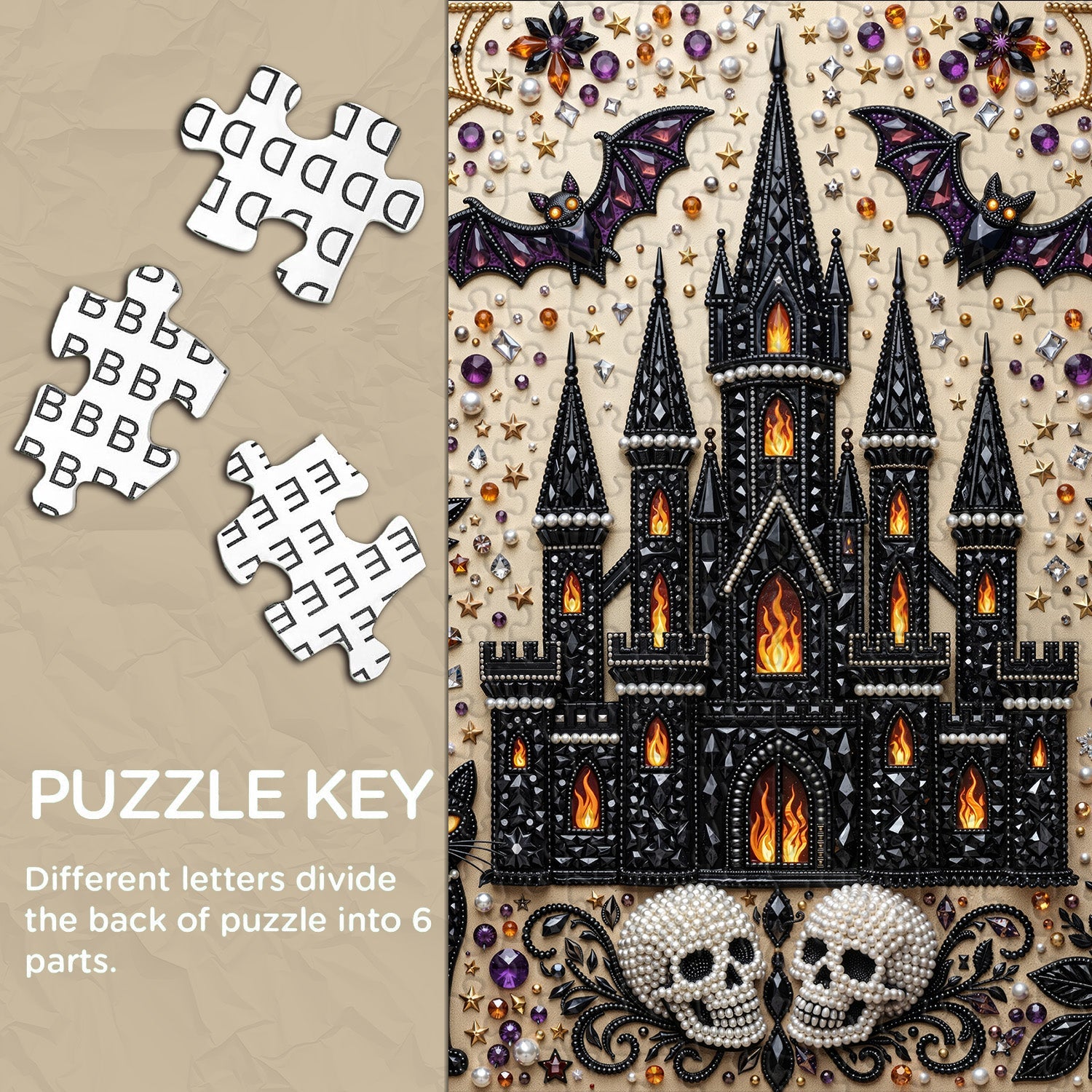 Gothic Gem Castle Jigsaw Puzzle 1000 Piece