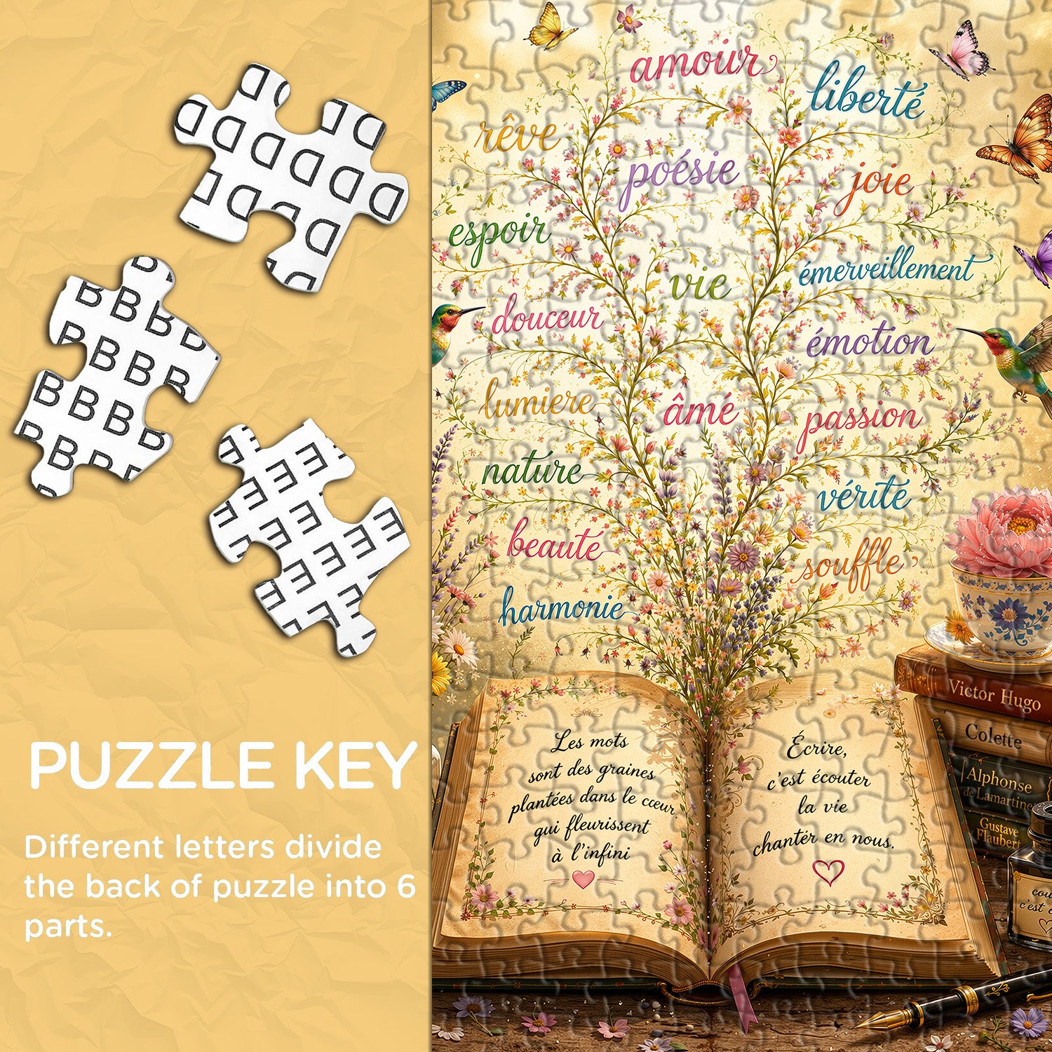 Wordbloom-Puzzle 1000 Teile