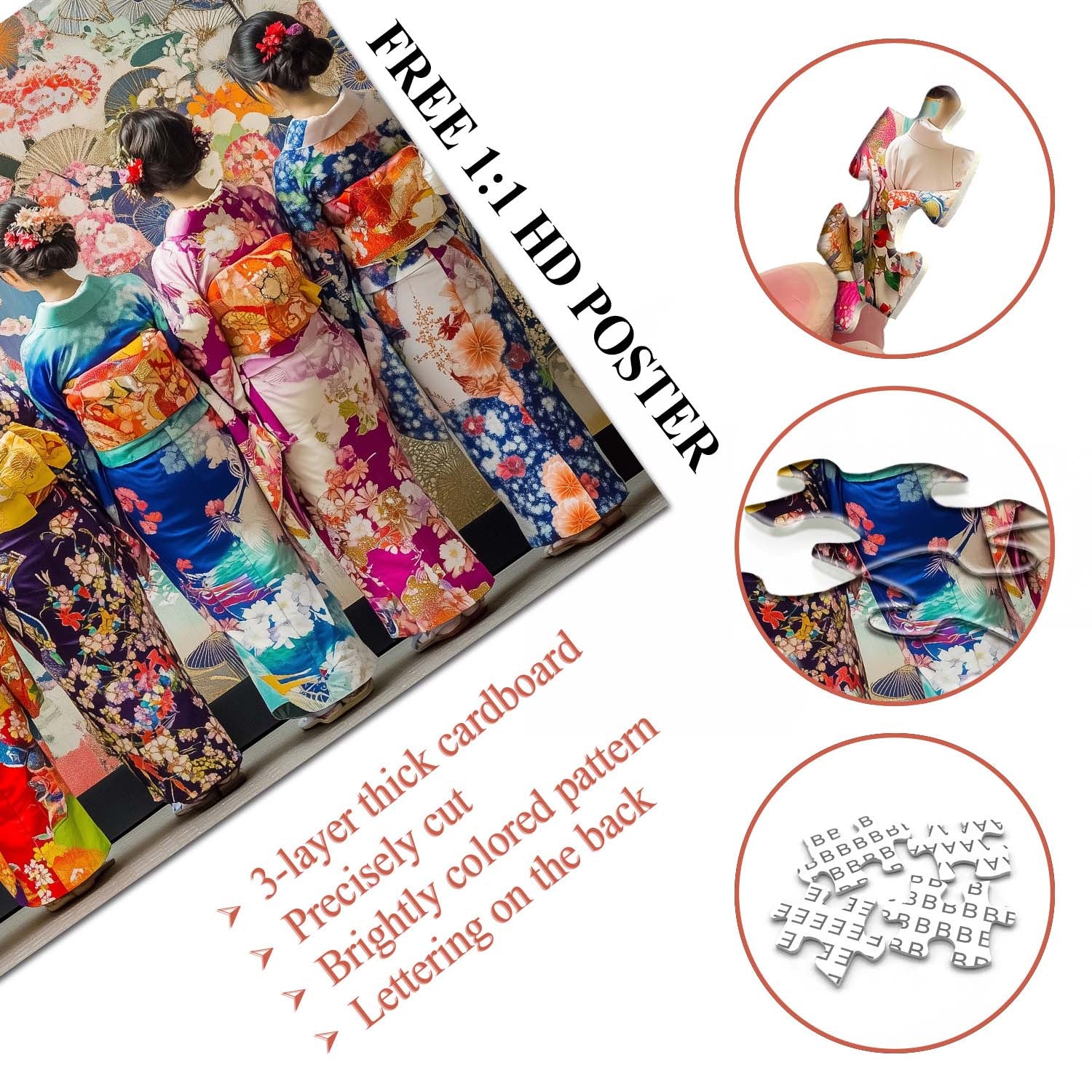 Elegante Kimono Jigsaw Puzzle 1000 piezas