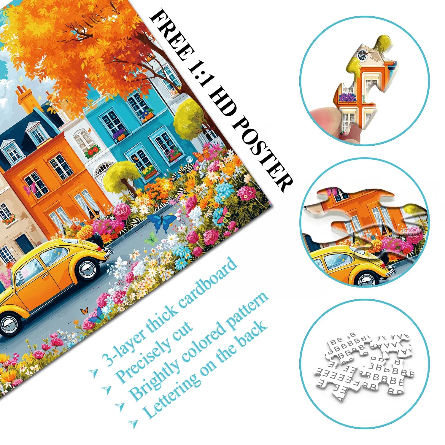 Autumn Street Jigsaw Puzzle 1000 Piece
