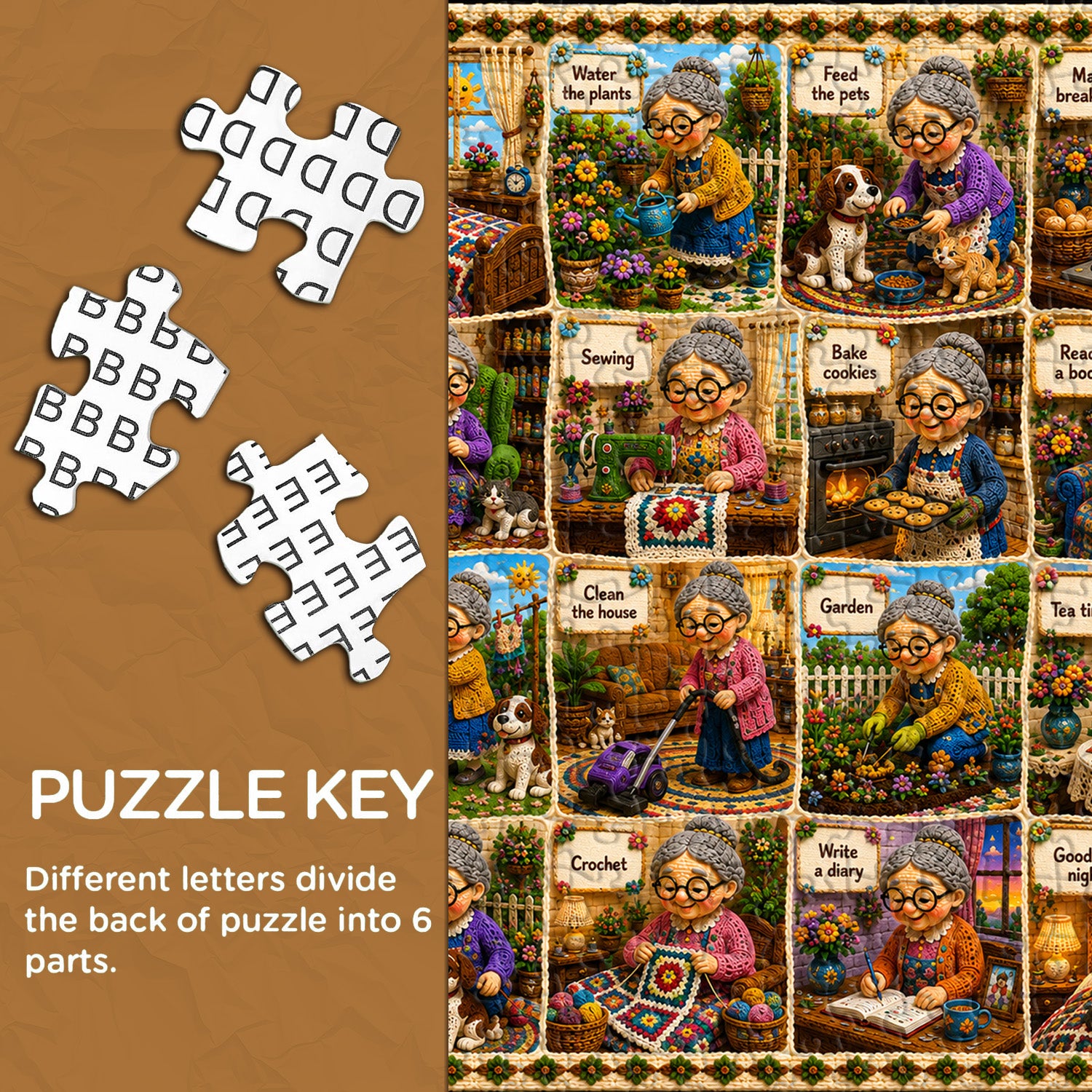 Omas Tag Puzzle 1000 Teile