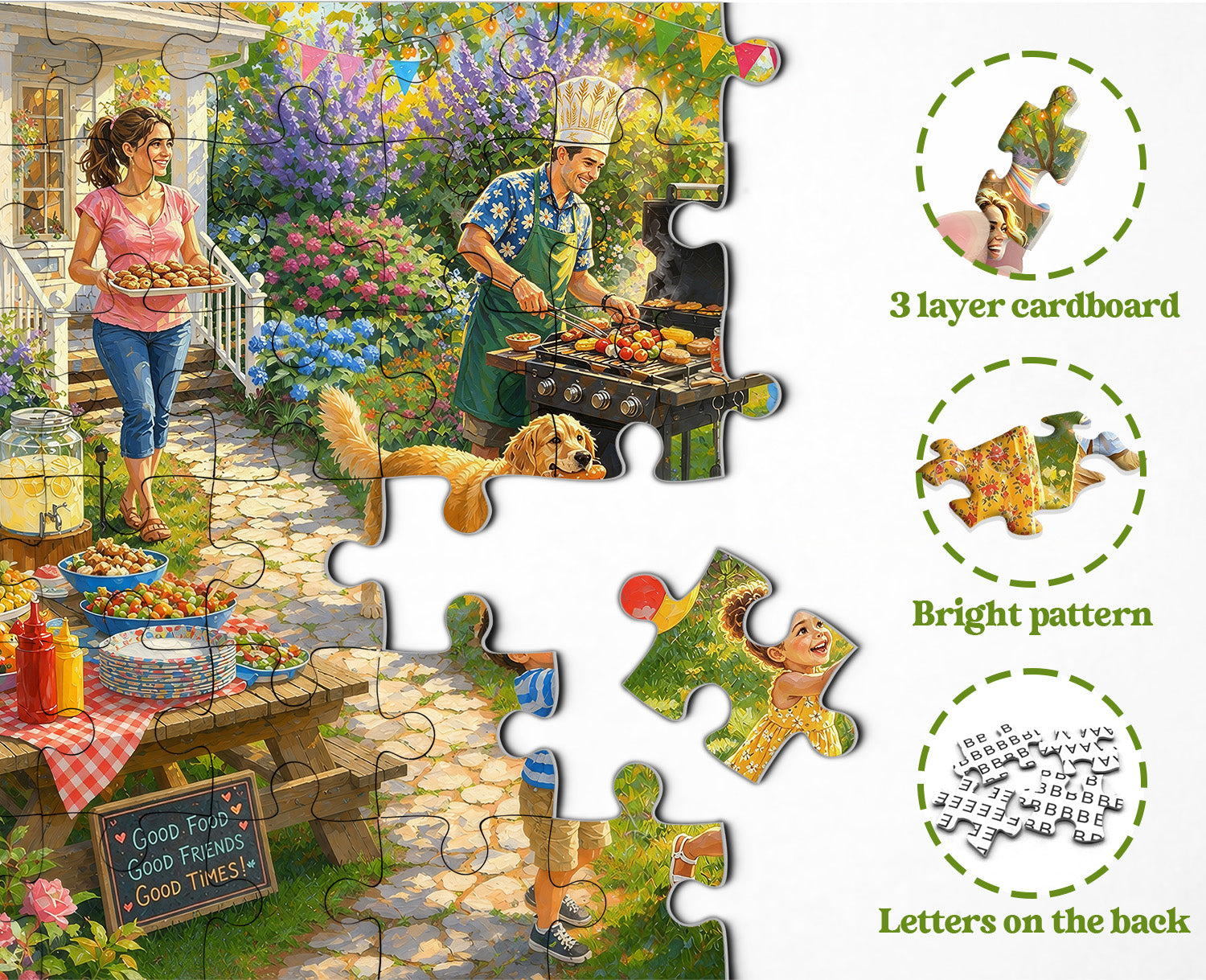 Summer Gathering Jigsaw Puzzle 1000 Pieces