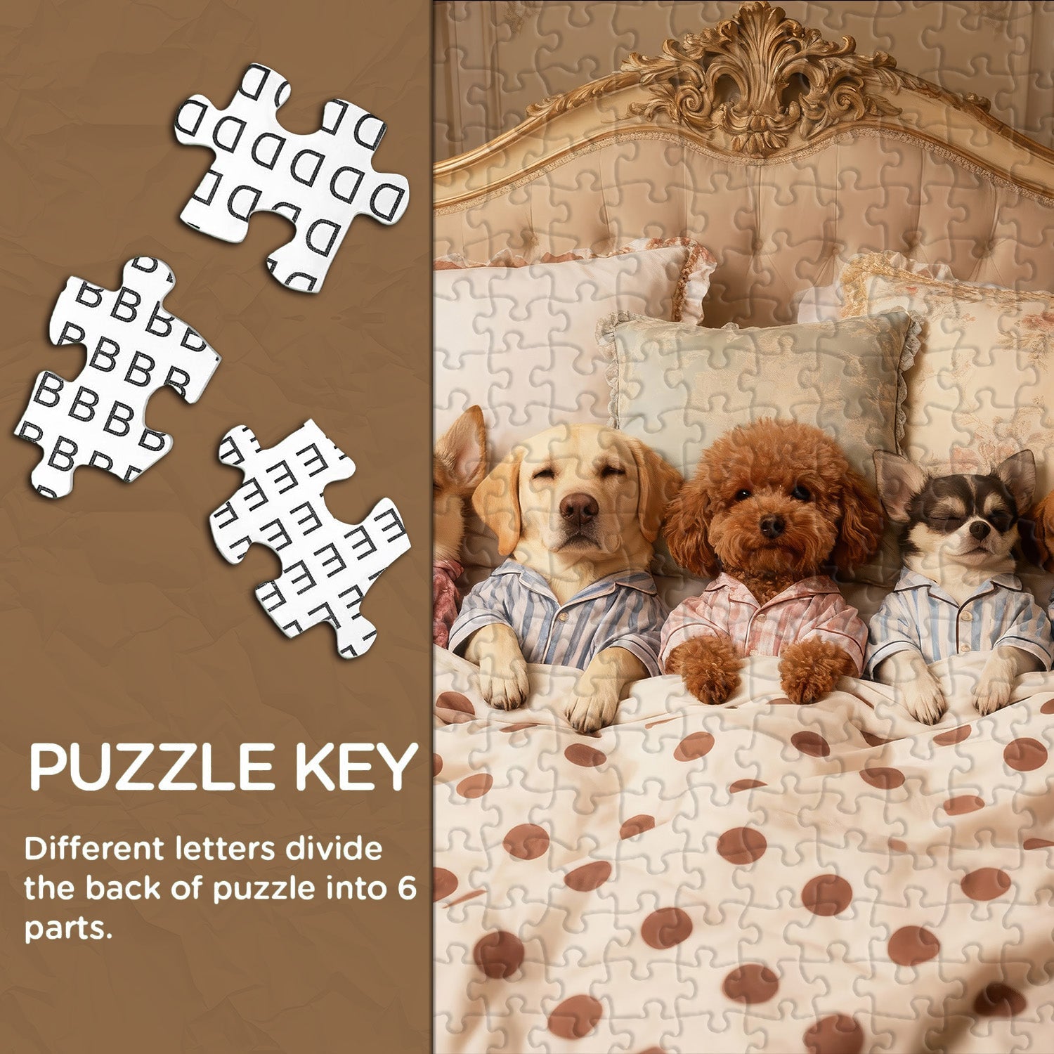 Snoozing Pup Posse Jigsaw Puzzle 1000 Pieces