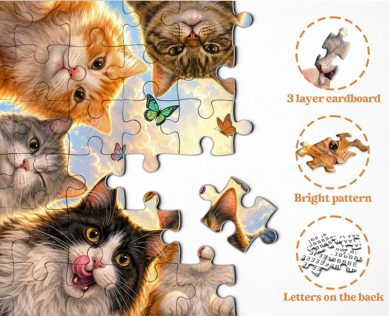 Furry Friends Kreispuzzle 1000 Teile