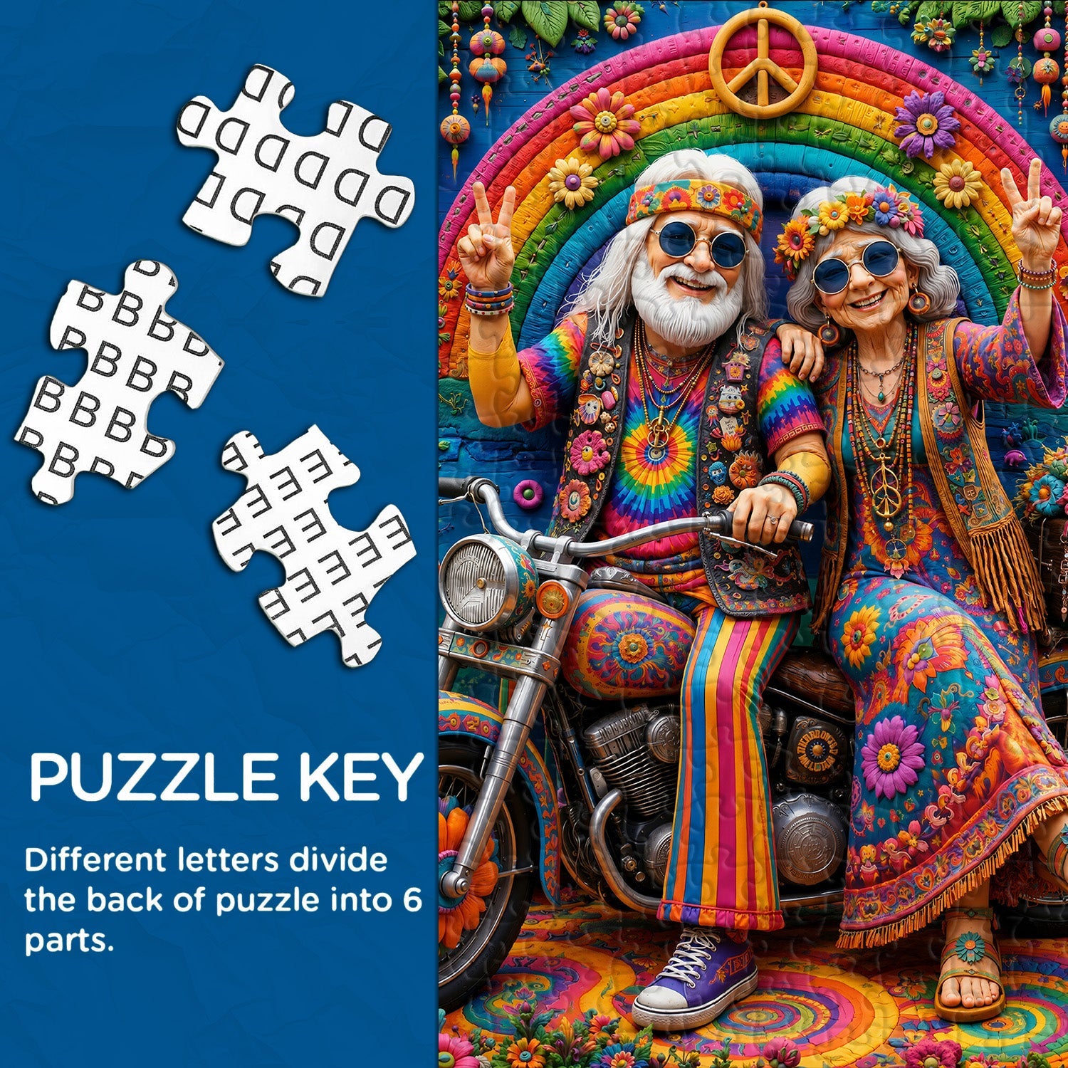 Boho Motorcycle Adventure Jigsaw Puzzle 1000 Pieces