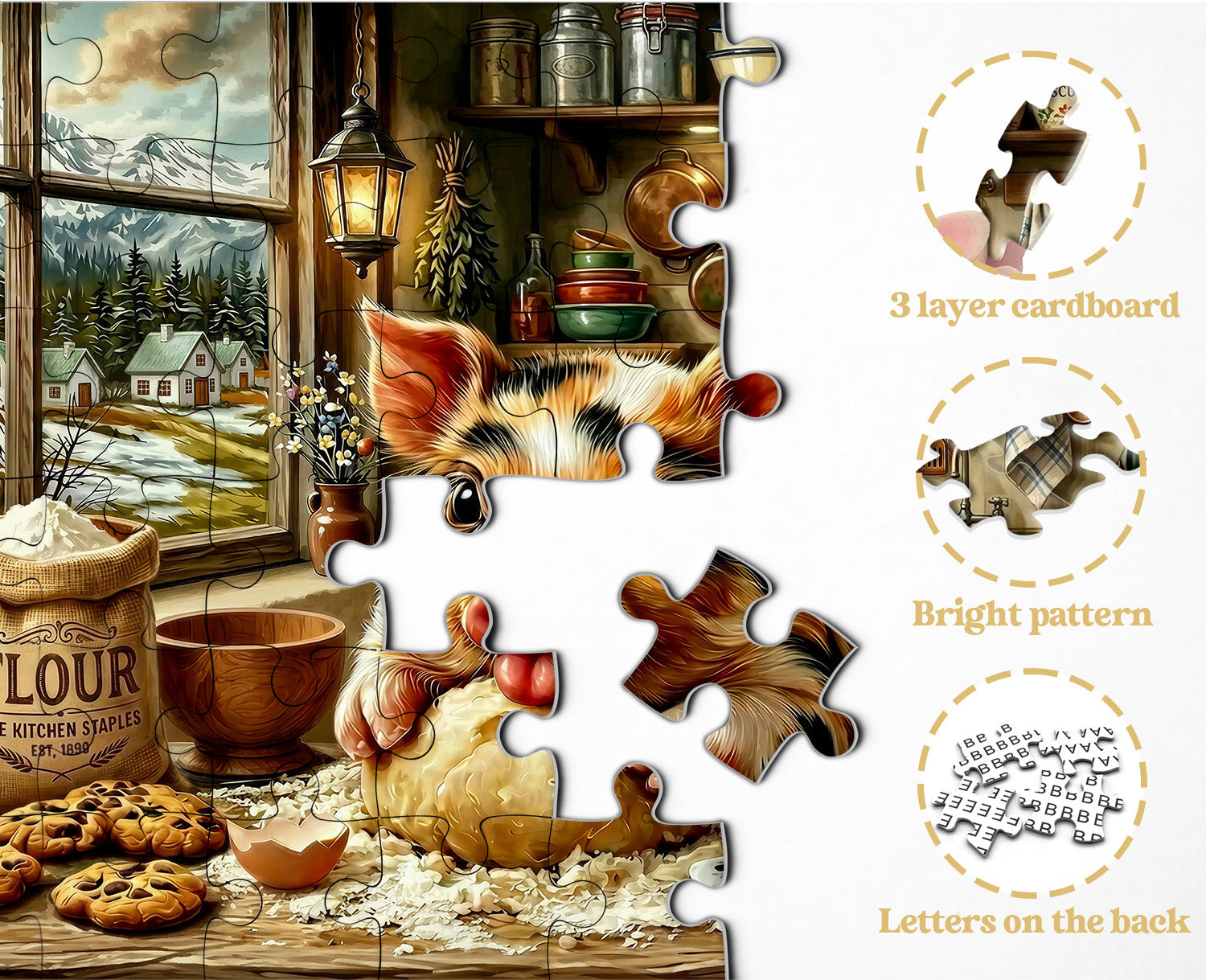 Piggy Chef Puzzle 1000 Teile