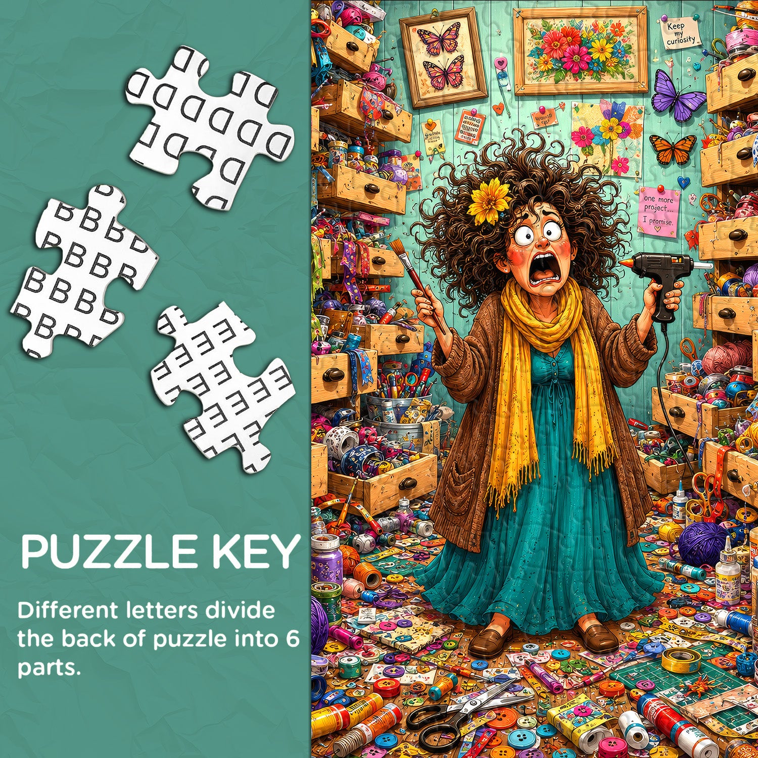 Chaos Craft Shack Jigsaw Puzzle 1000 Pieces