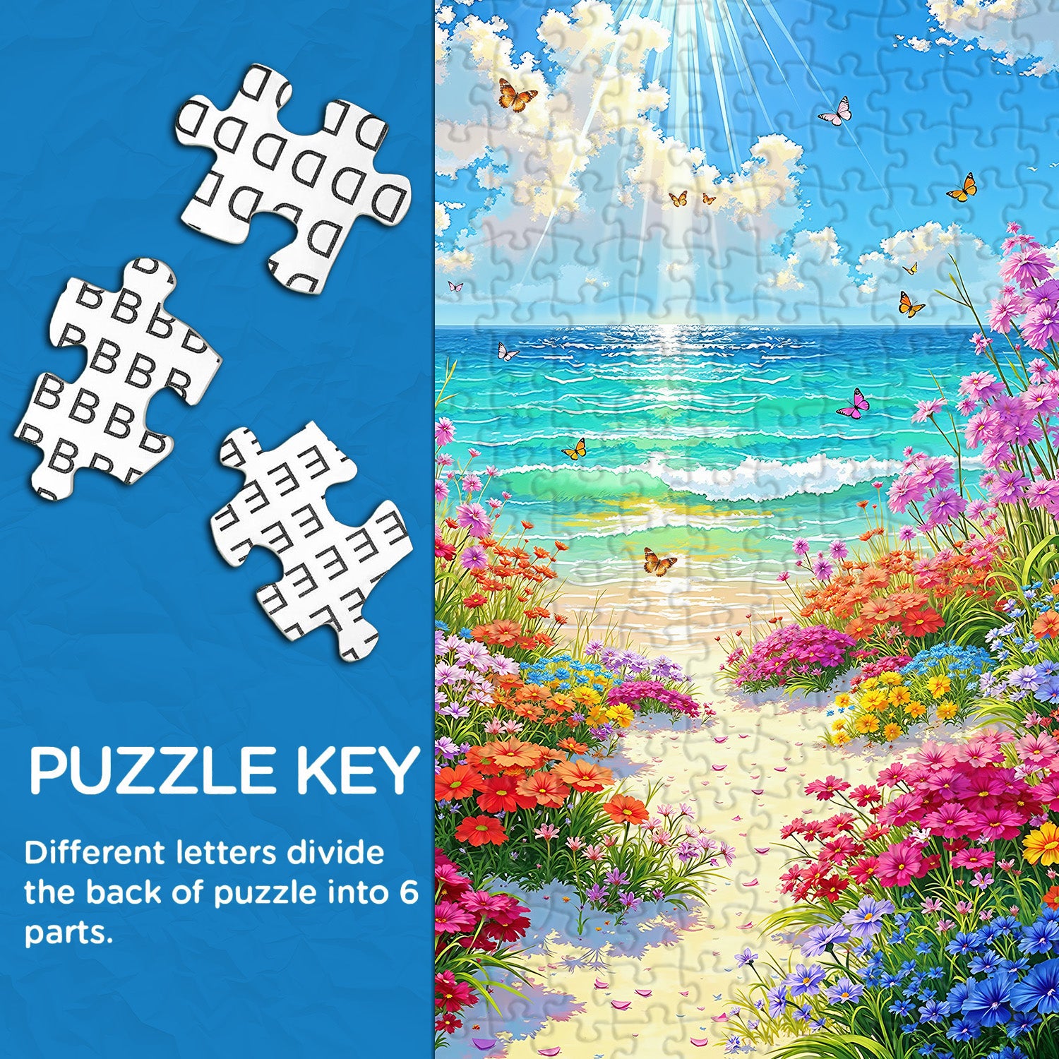 Puzzle Blooming Shore 1000 pezzi