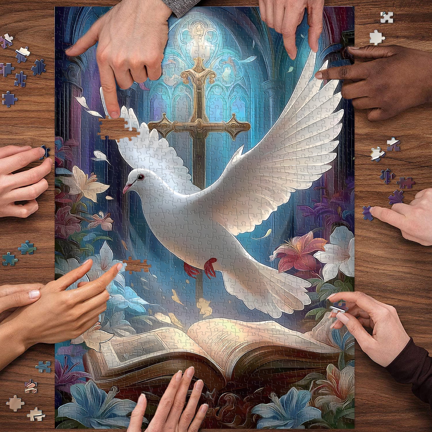 Faith's Dove Jigsaw Puzzle 1000 Pieces