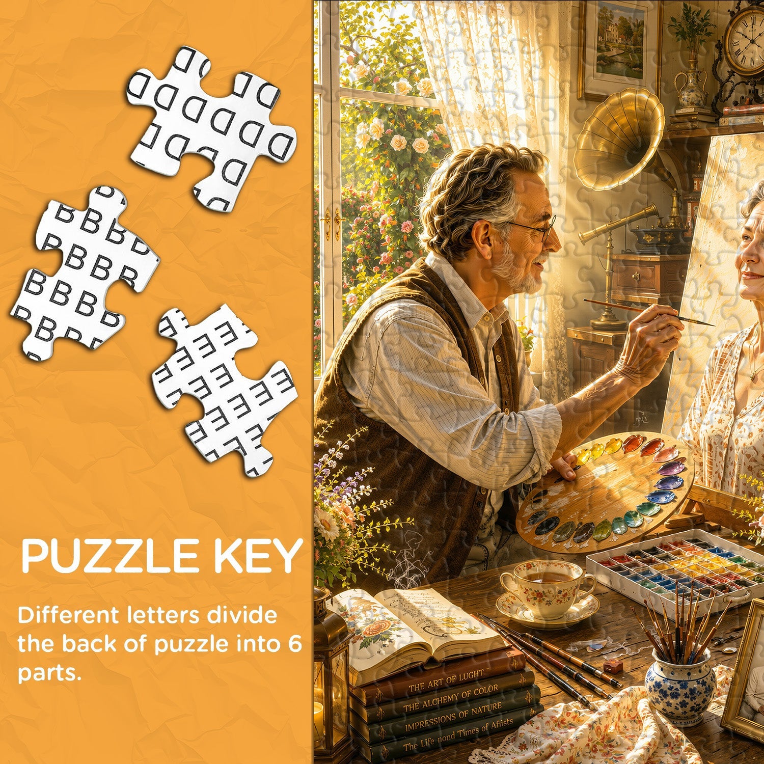 Window Art Romance Jigsaw Puzzle 1000 Pieces
