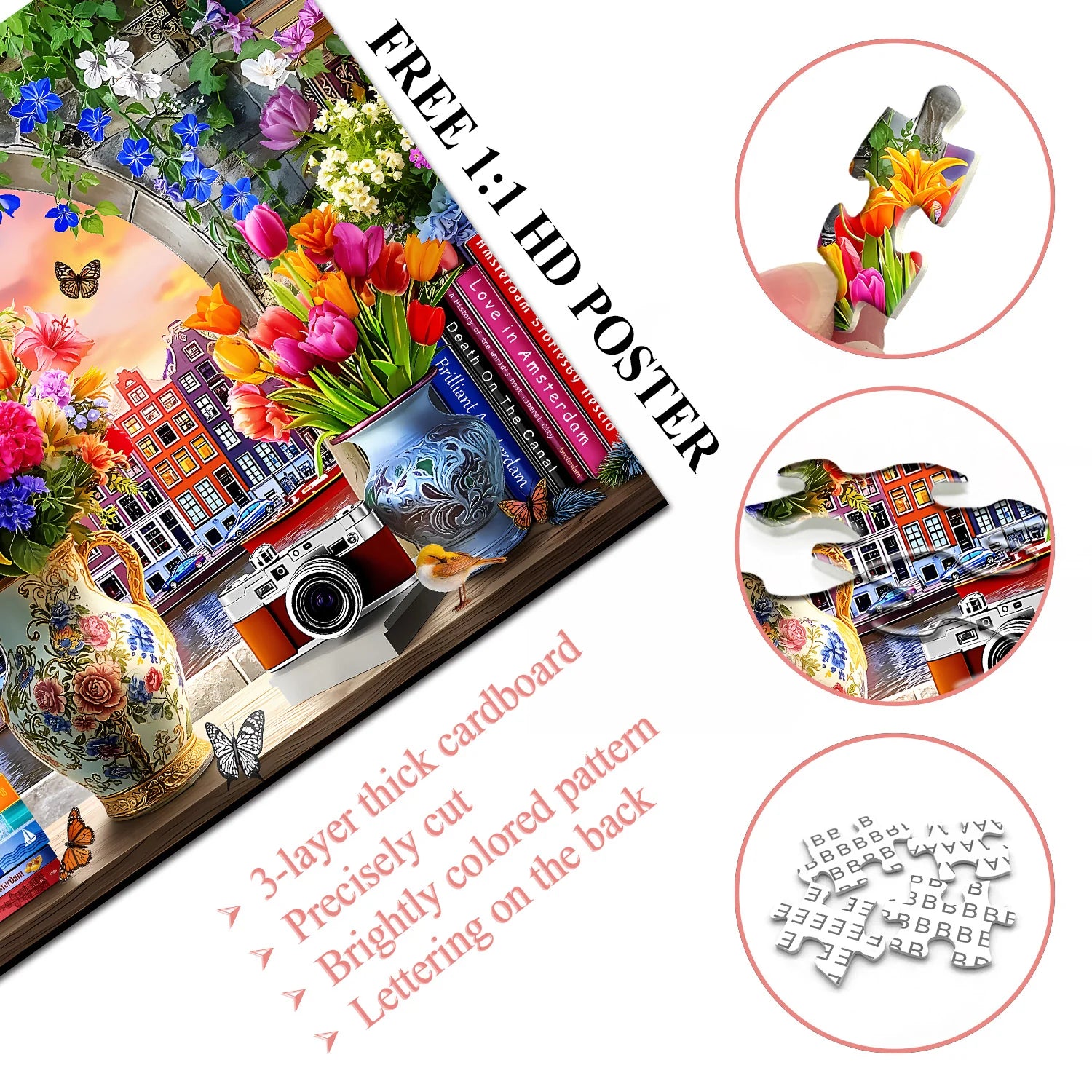 Kanalblüten-Puzzle 1000 Teile
