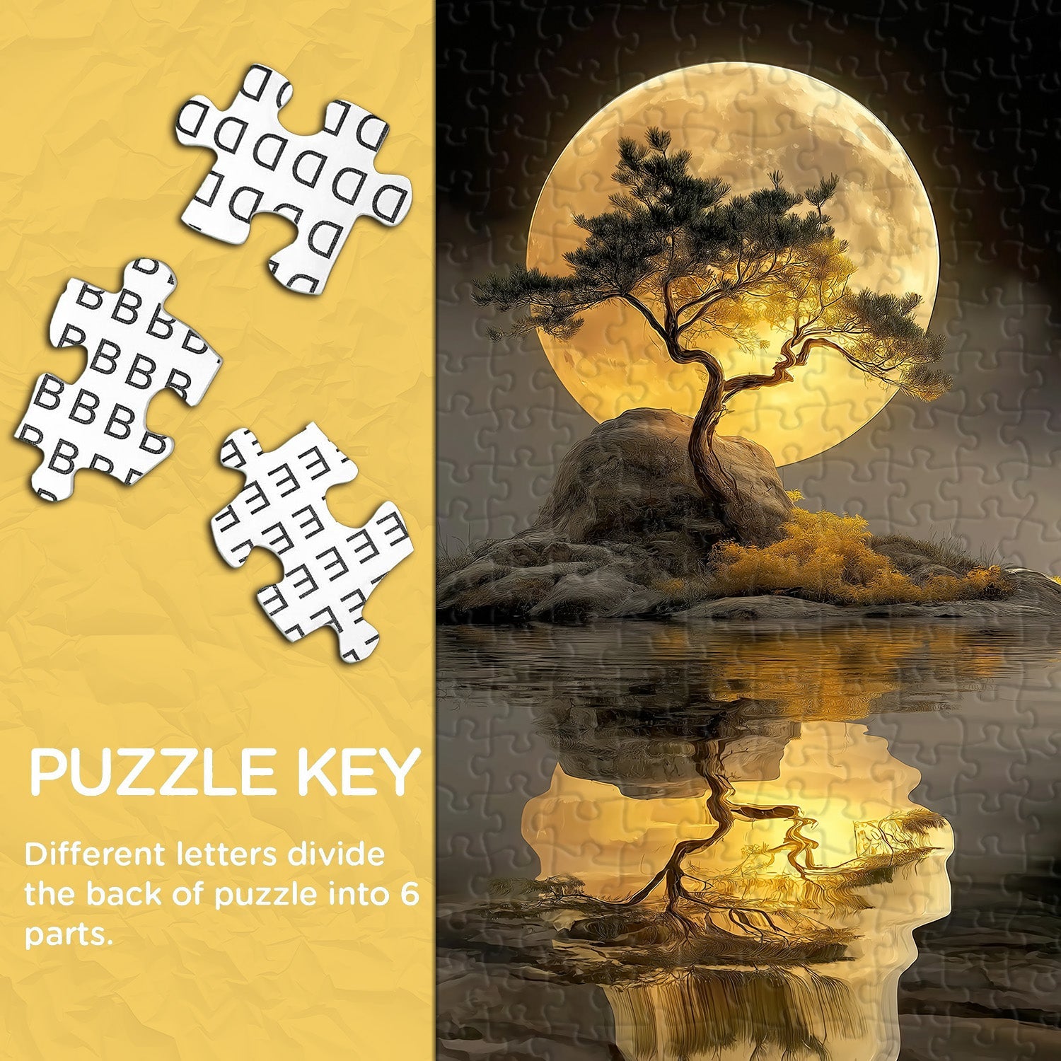 Moonlit Tree Jigsaw Puzzle 1000 Pieces