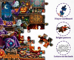 Puzzle del focolare di Halloween 1000 pezzi