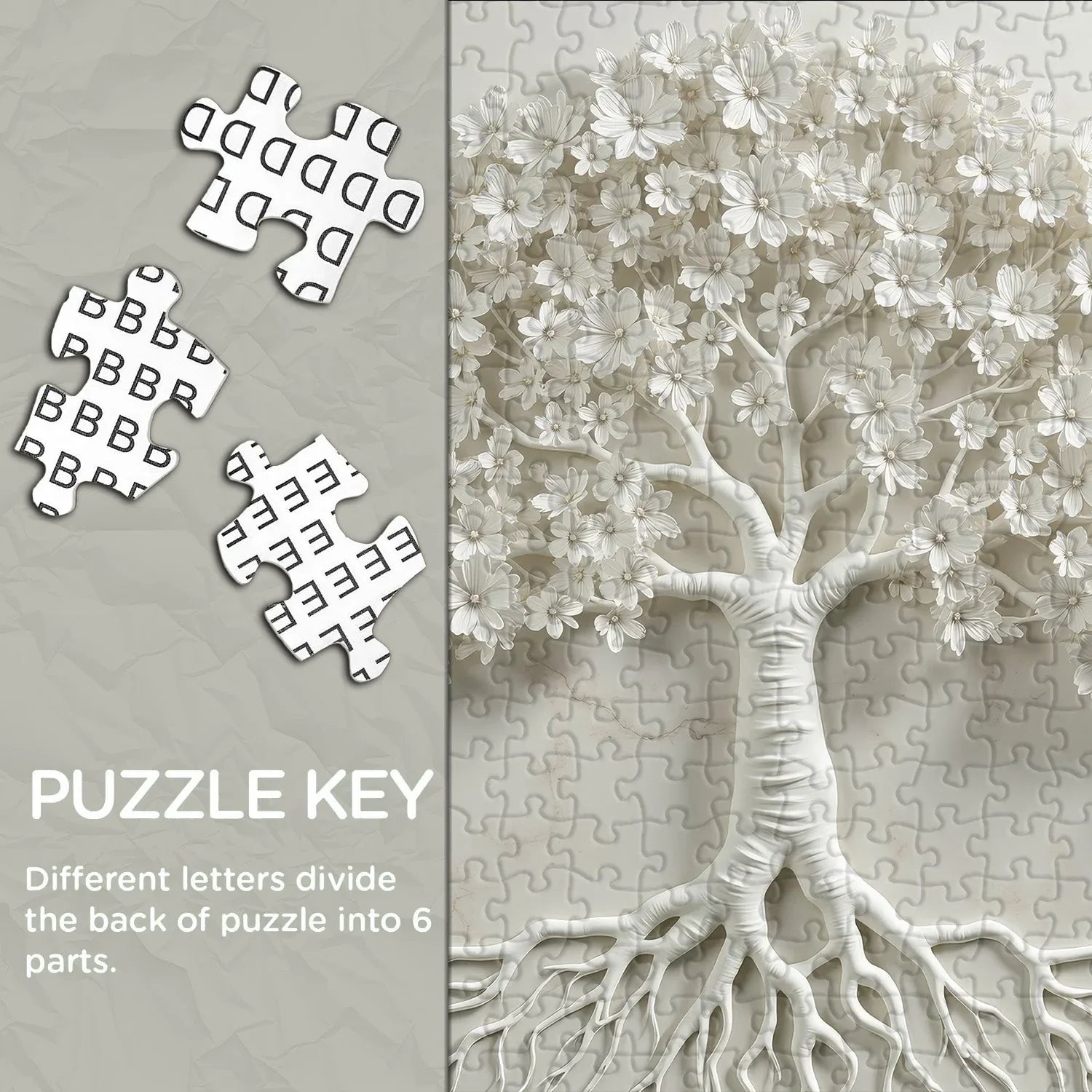 Puzzle Arbre de Blancheur 1000 Pièces