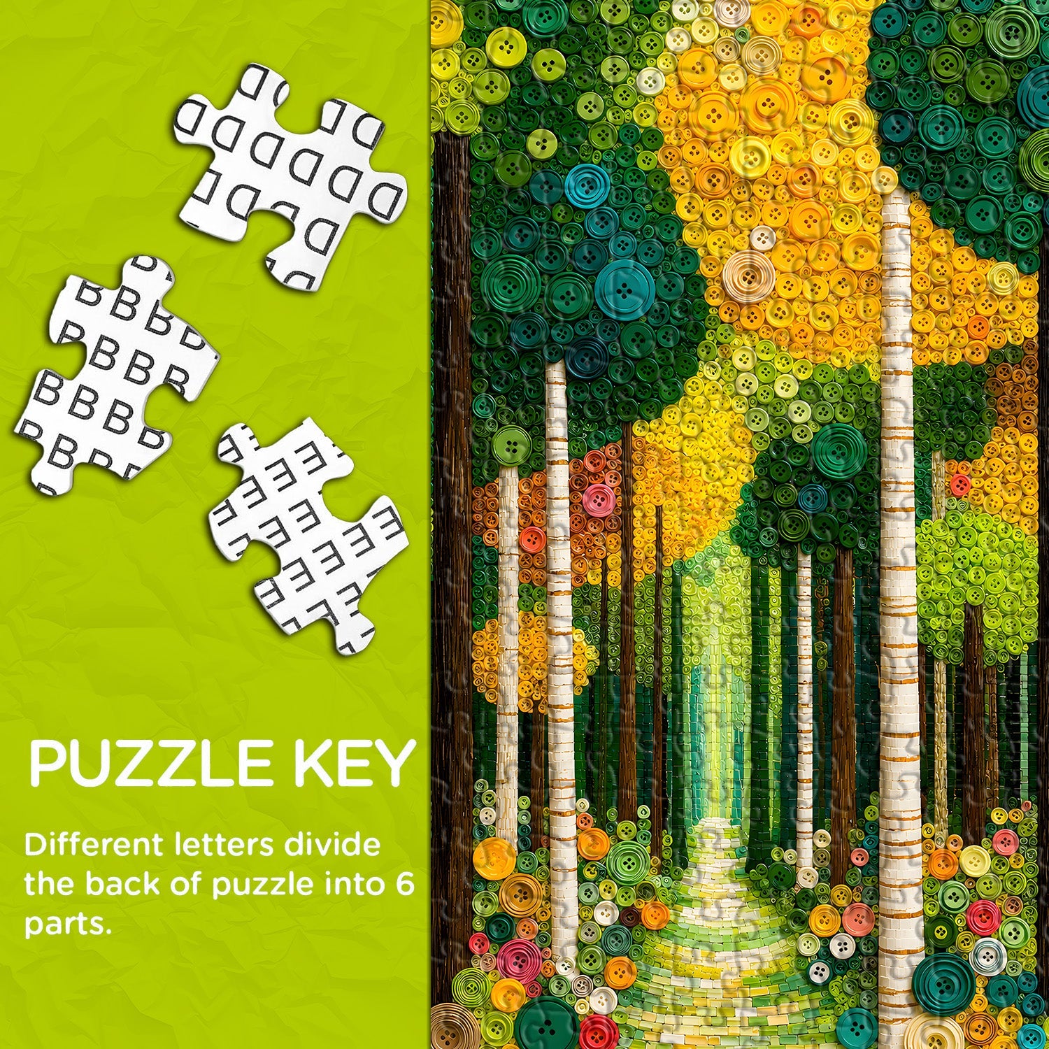 Sunlit Path Puzzle 1000 Teile