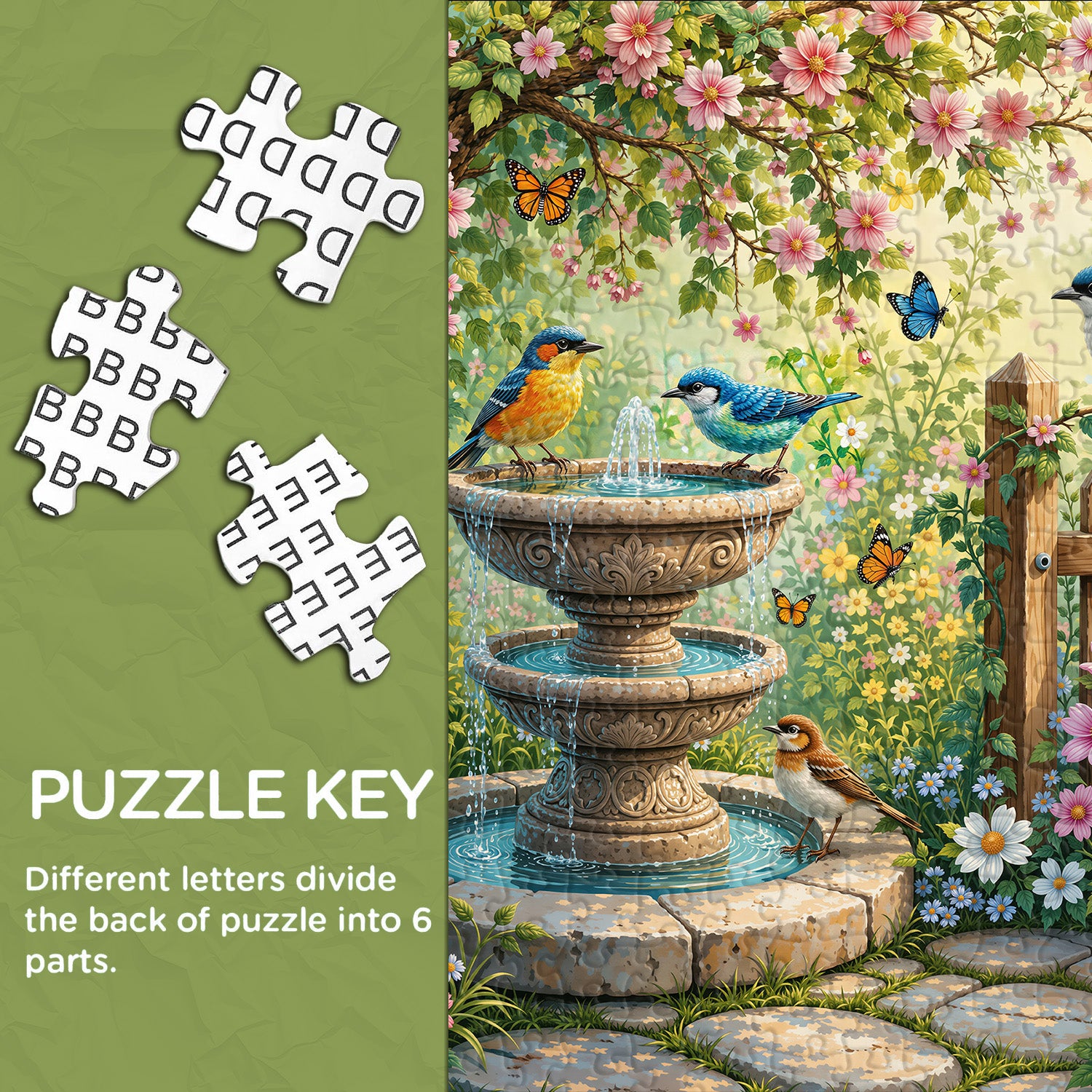 Garden Birds Jigsaw Puzzle 1000 Pieces