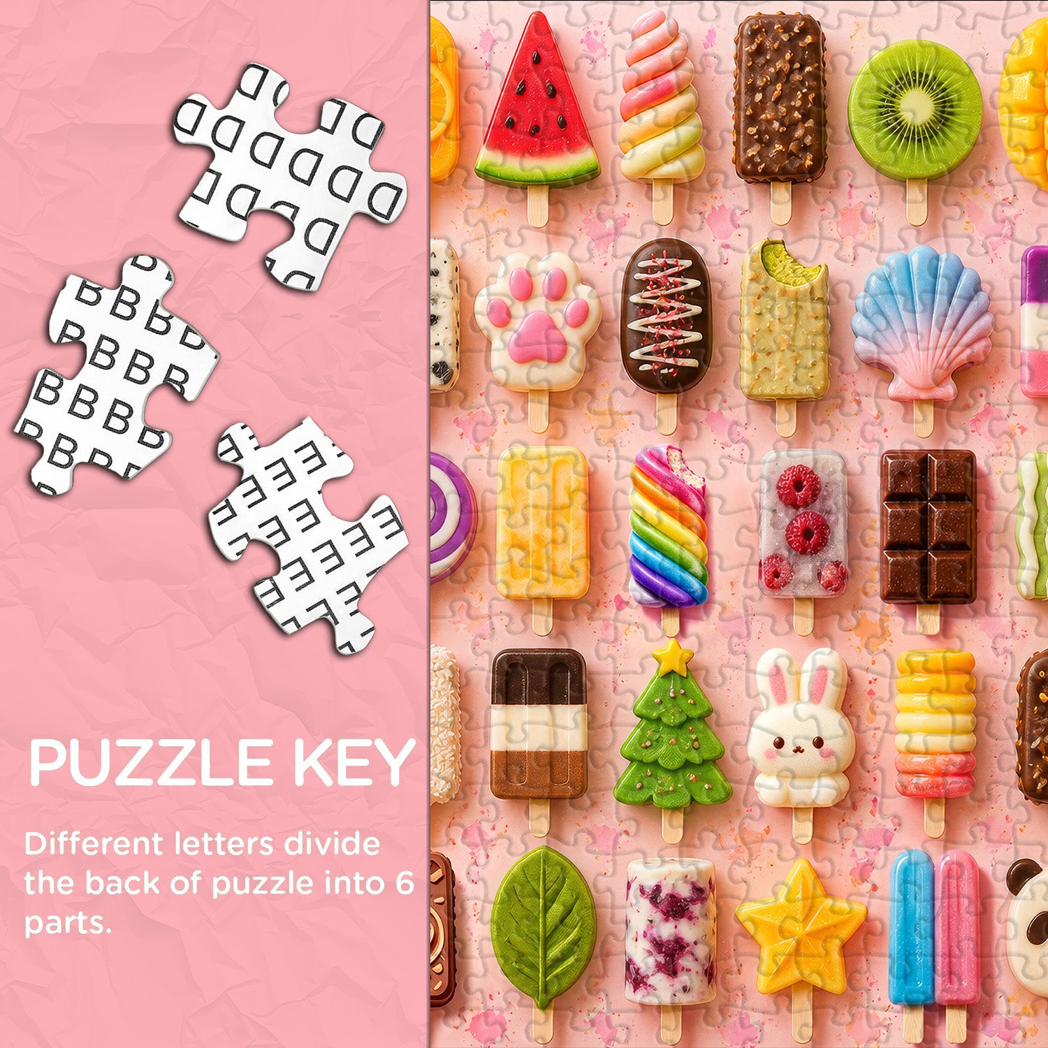 Colorful Popsicles Jigsaw Puzzle 1000 Pieces