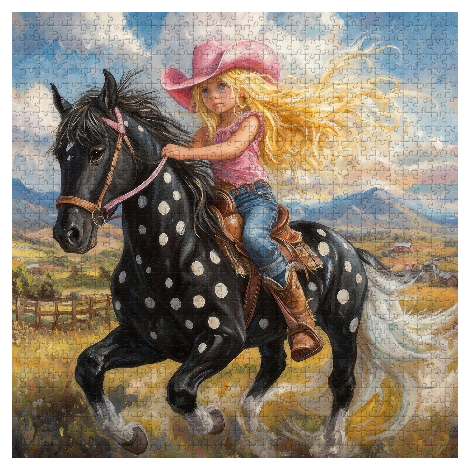 Ranch Girl Puzzle 1000 pièces 1000 pièces