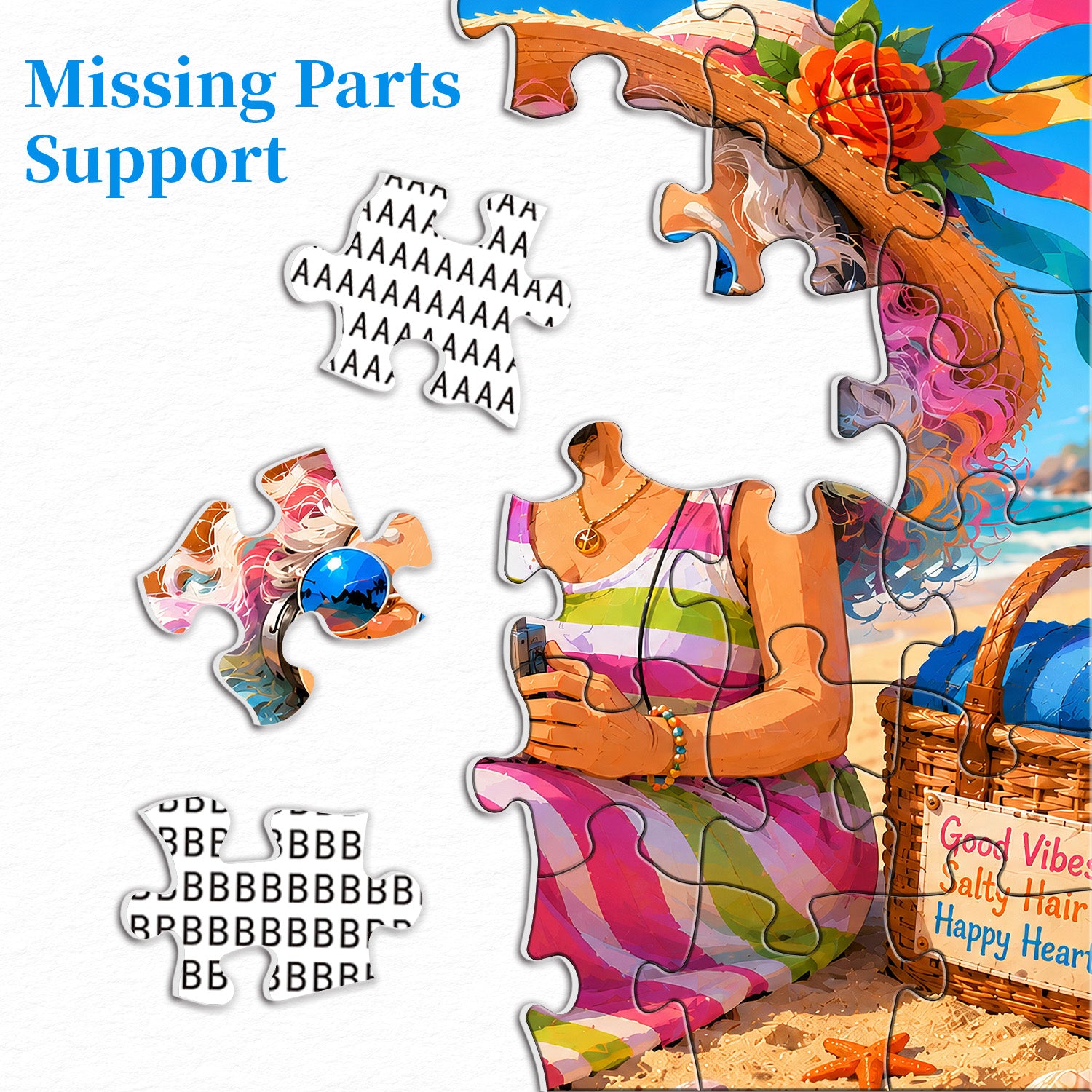 Puzzle Good Vibes Beach, 1000 pezzi