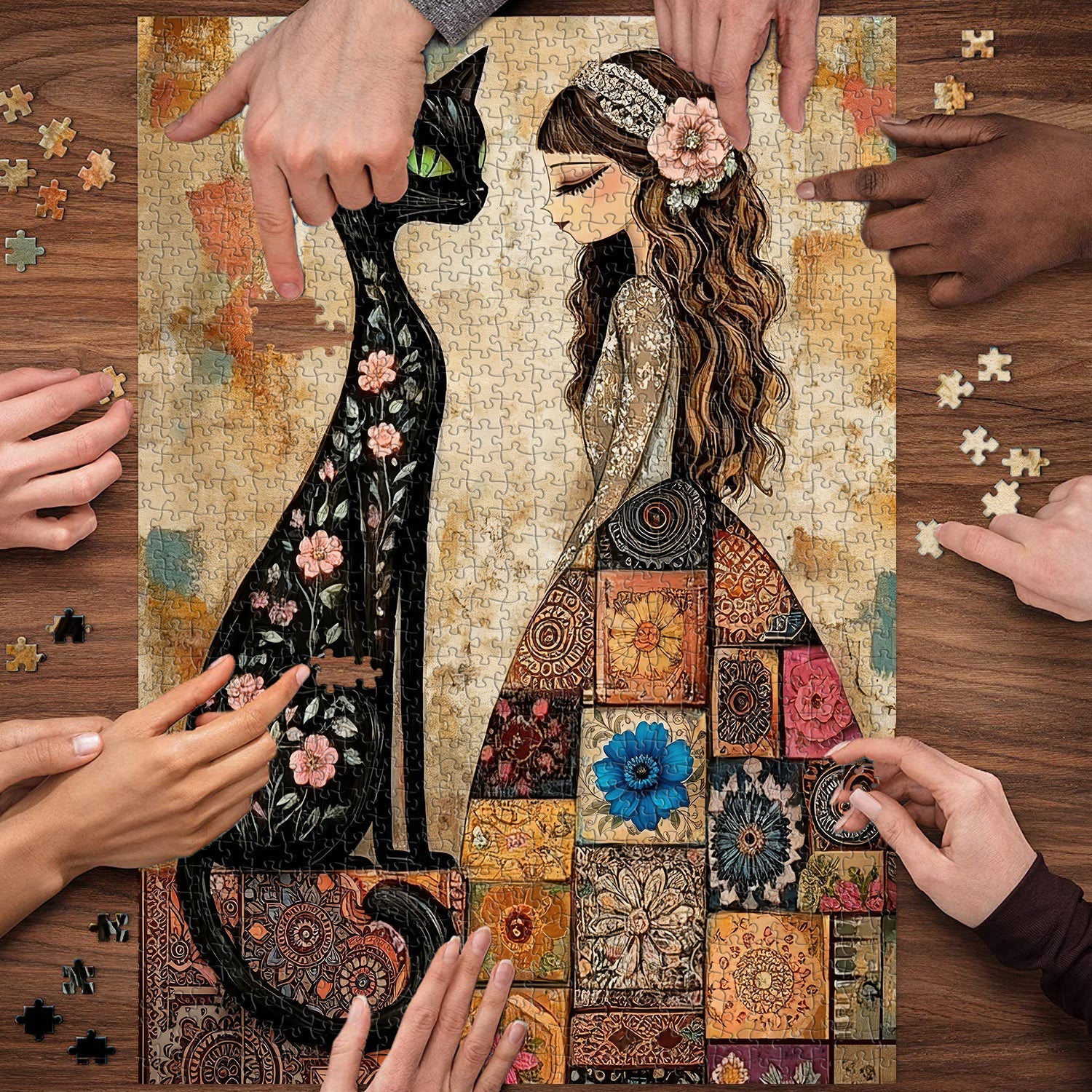 Artistic Boho Muse Jigsaw Puzzle 1000 Pieces