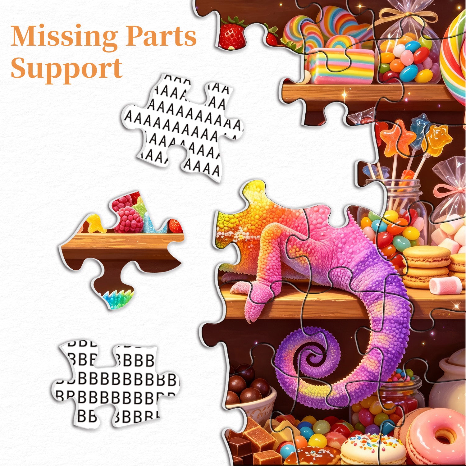 Candy Chameleon Jigsaw Puzzle 1000 Pieces