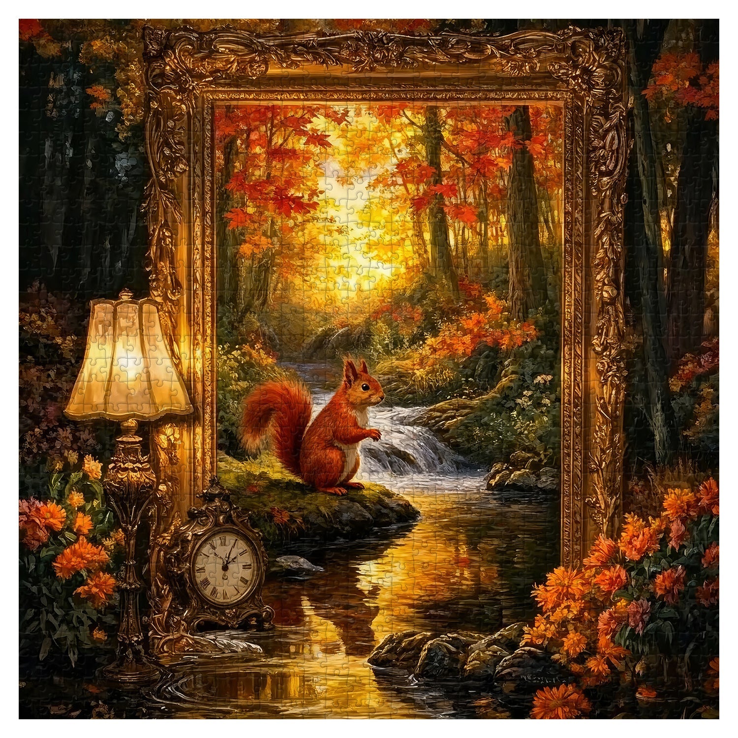 Autumn Glow Escape Jigsaw Puzzle 1000 Pieces