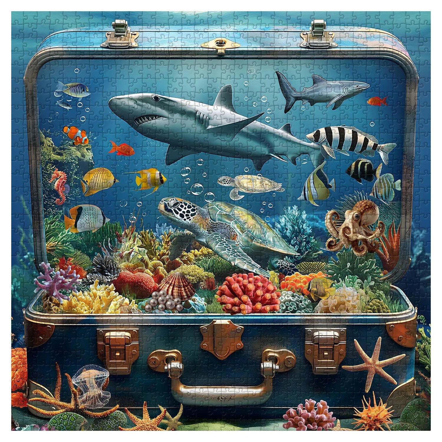 Sea in Box Jigsaw Puzzle 1000 Pieces