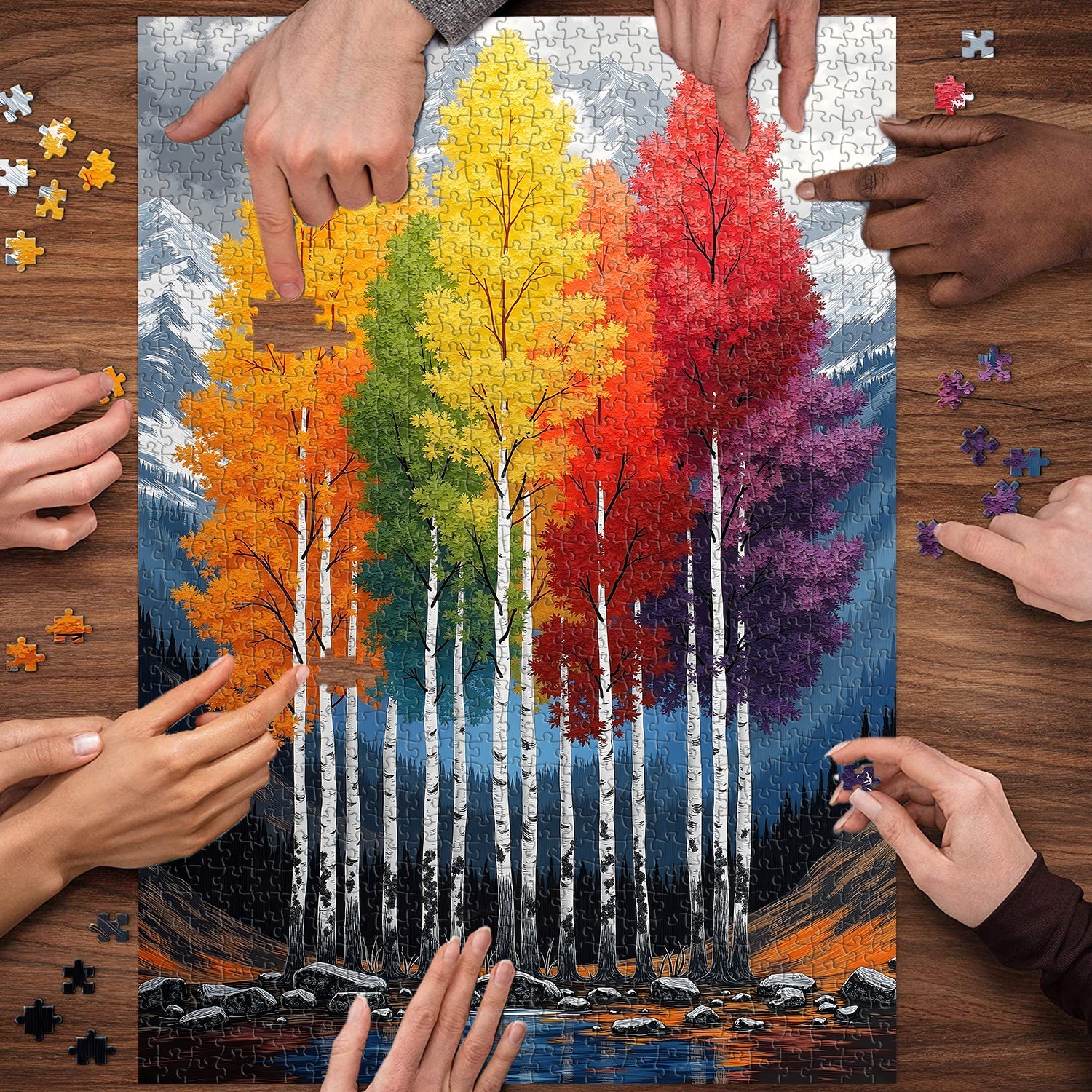 Valley Hues Jigsaw Puzzle 1000 Pieces