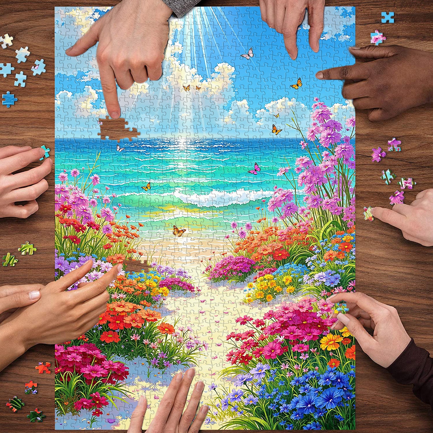 Puzzle Blooming Shore 1000 pezzi
