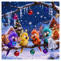 Colorful Birds Workshop Jigsaw Puzzle 1000 Pieces