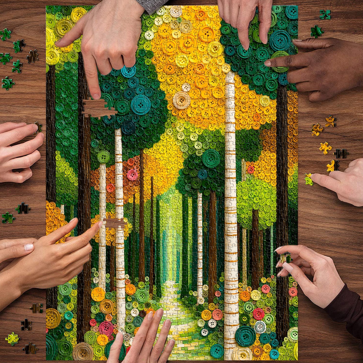 Sunlit Path Puzzle 1000 Teile
