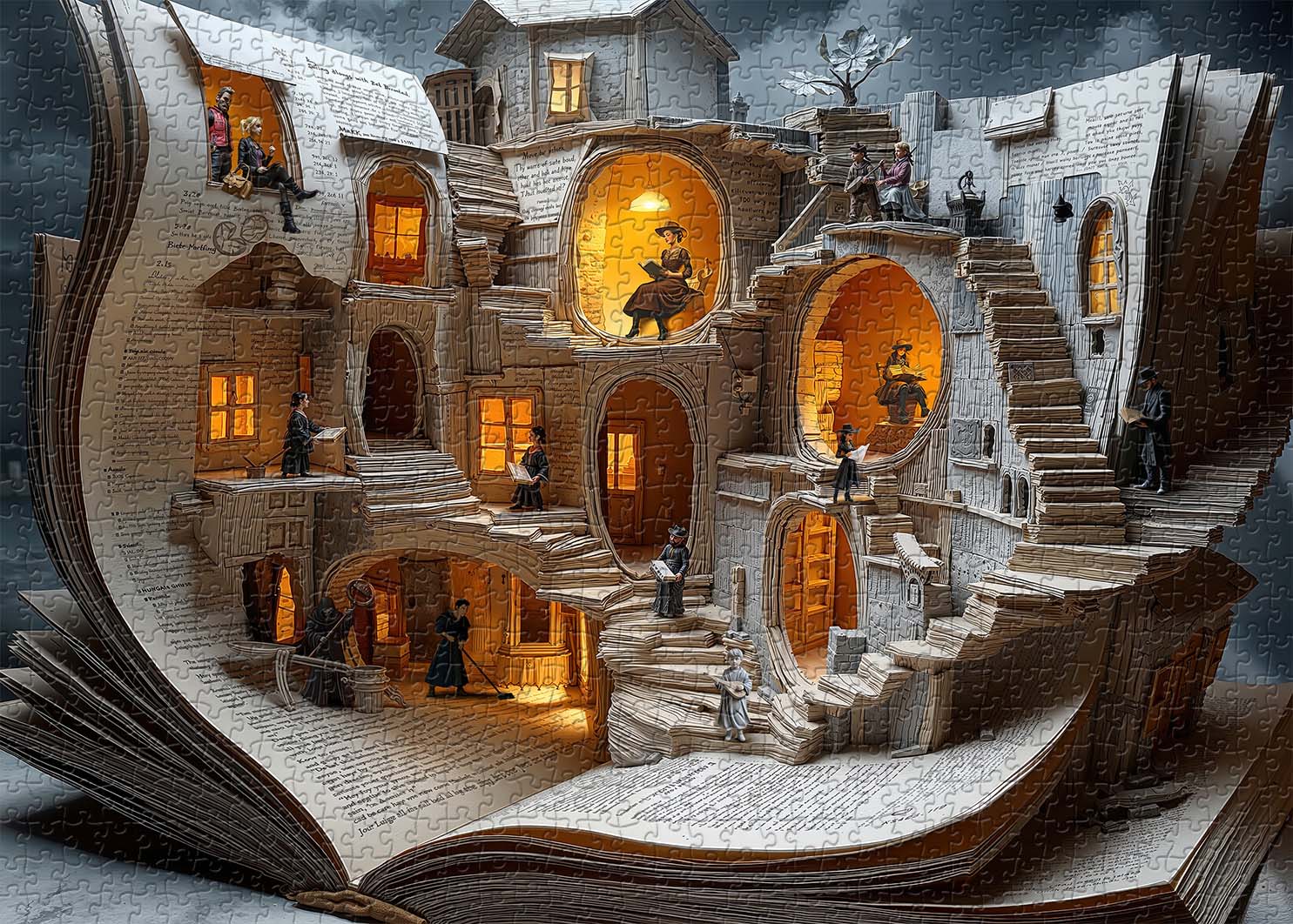 World of Books Jigsaw Puzzle 1000 Pieces