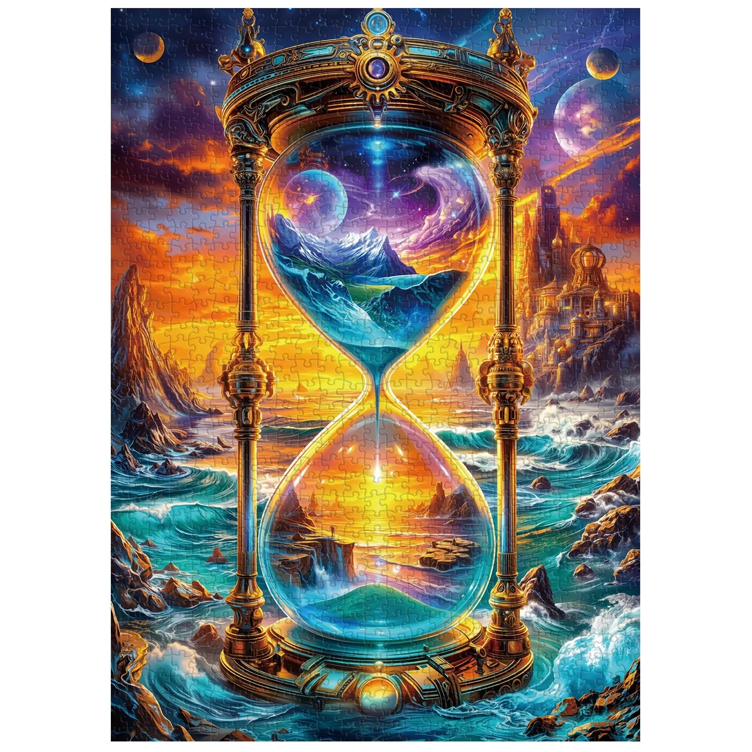 Cosmic Hourglass Jigsaw Puzzle 1000 Pieces