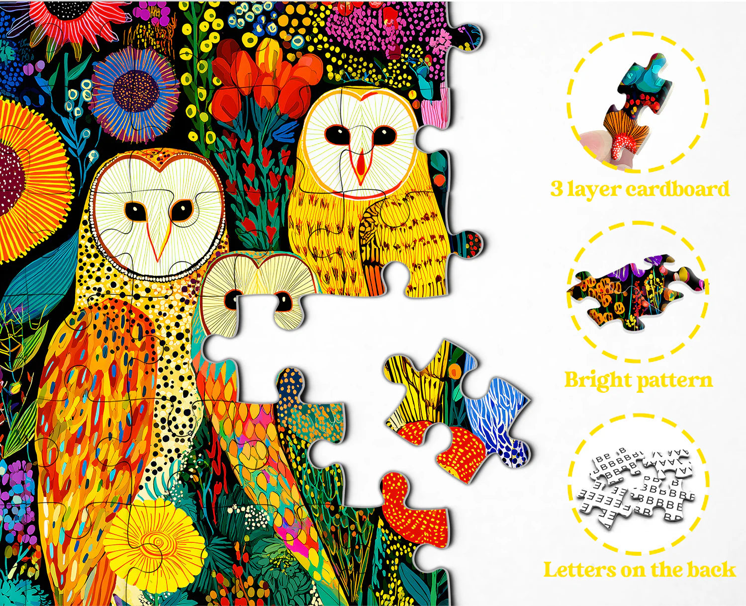 Garden Owls Jigsaw Puzzle 1000 Pieces