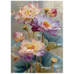 Serene Lotus Art Puzzle 1000 Teile