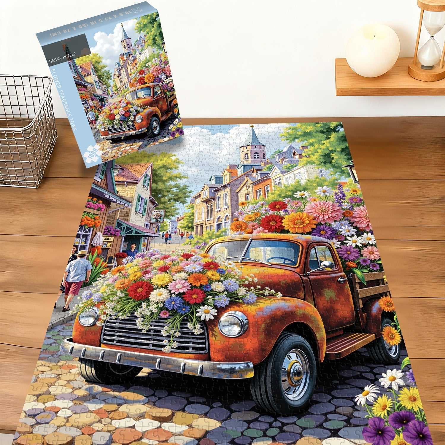 Flower Fragrance Town Jigsaw Puzzle 1000 Pieces