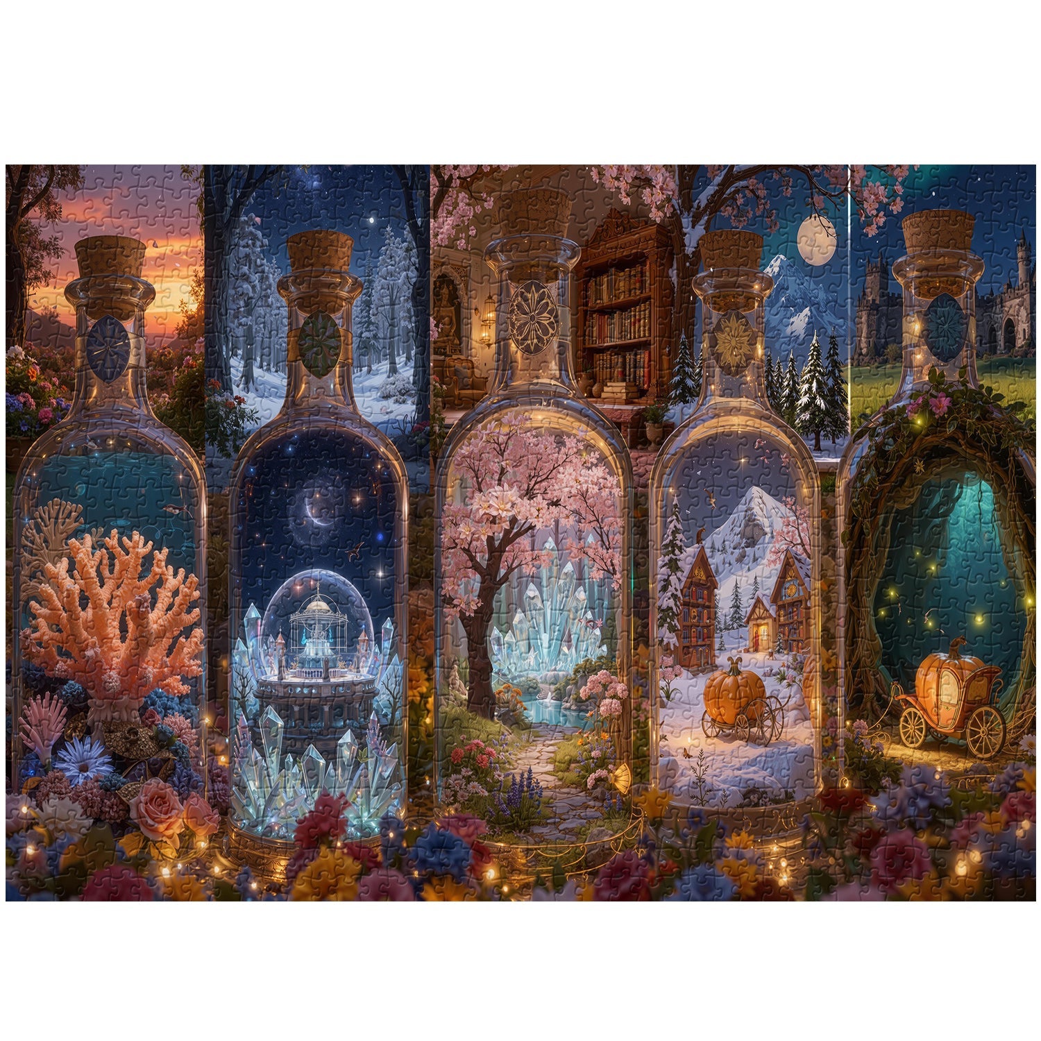 Fantasy Flasks Jigsaw Puzzle 1000 Pieces