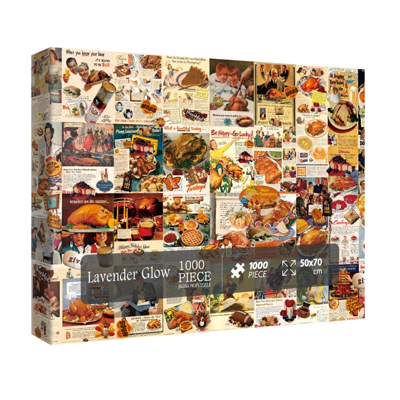 Pickforu® Thanksgiving ADS Jigsaw Puzzle 1000 Pieces