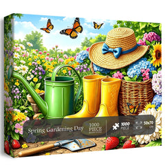 Spring Gardening Day Jigsaw Puzzle 1000 Pieces