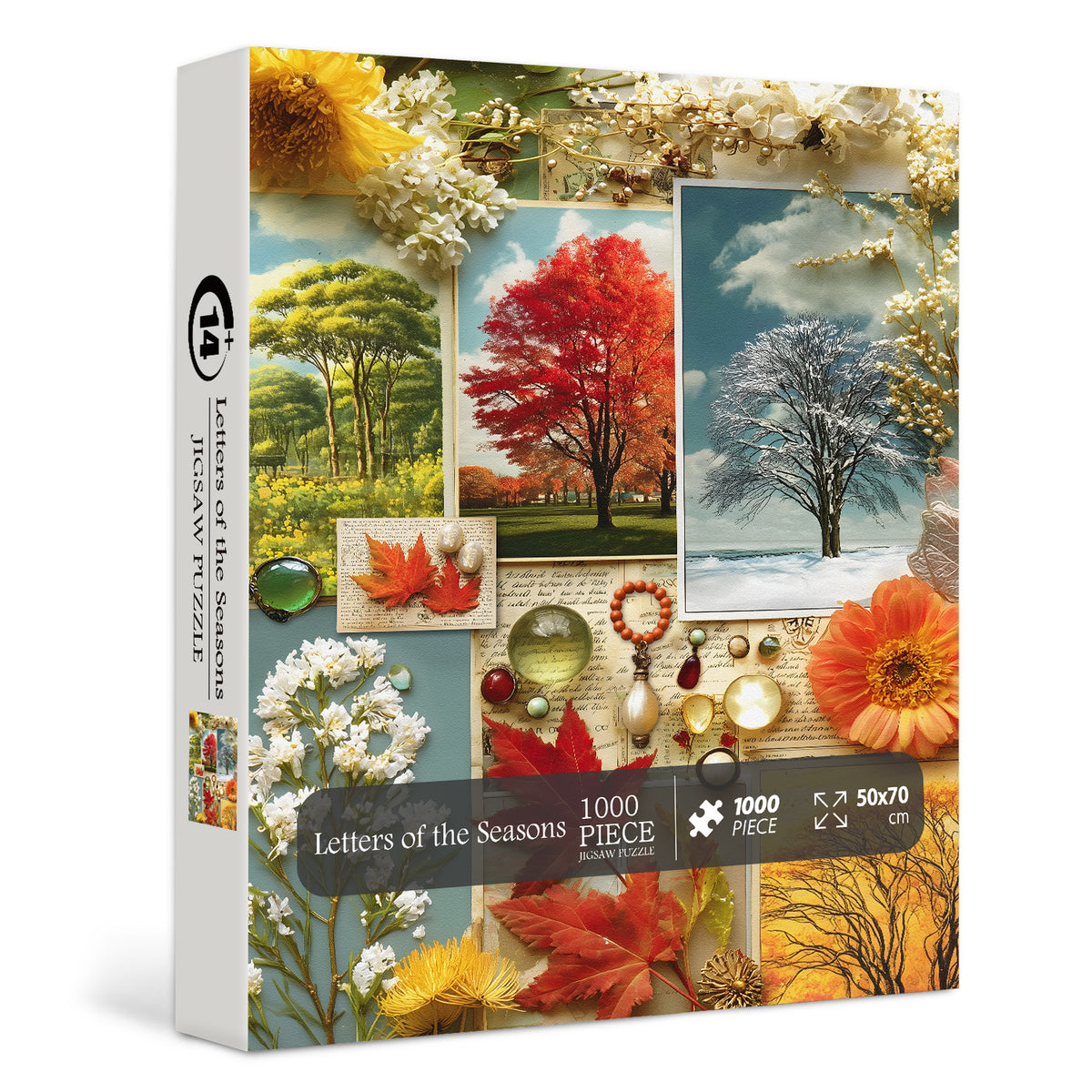 Letters of the Seasons Jigsaw Puzzle 1000 Pieces