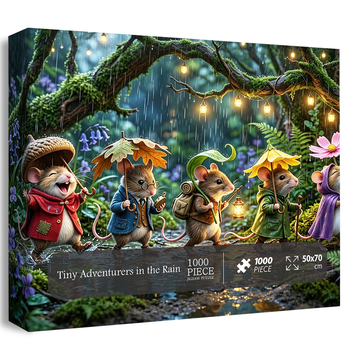 Pequeños Aventureros bajo la Lluvia Puzzle 1000 Piezas