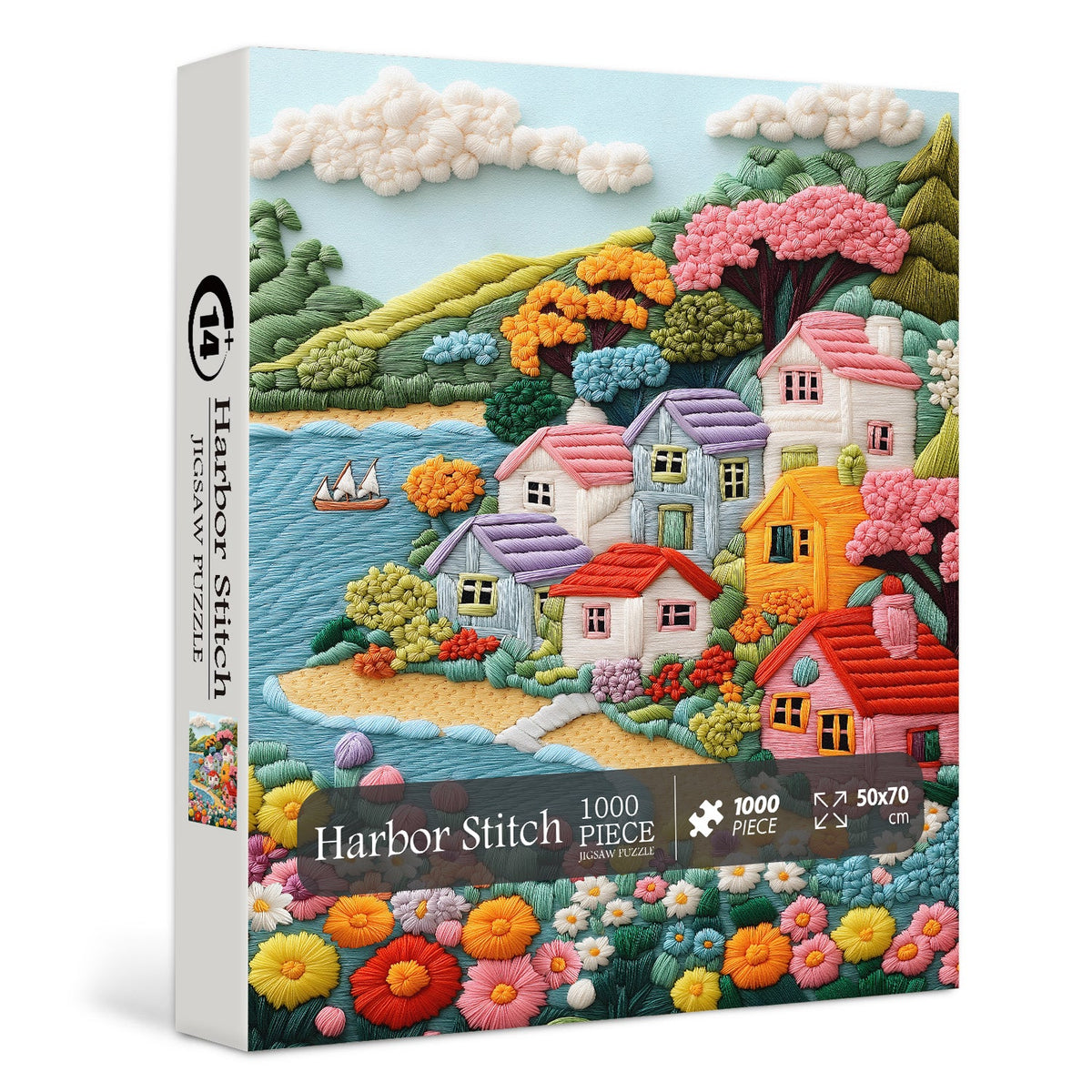 Harbor Stitch Jigsaw Puzzle 1000 Pieces